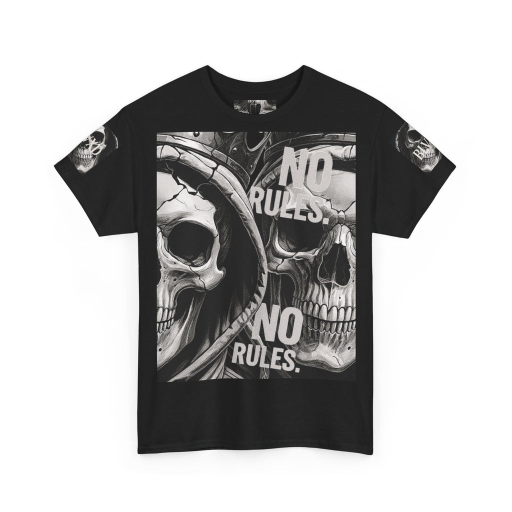 No Rules Skull T-Shirt  Gothic Streetwear Essential