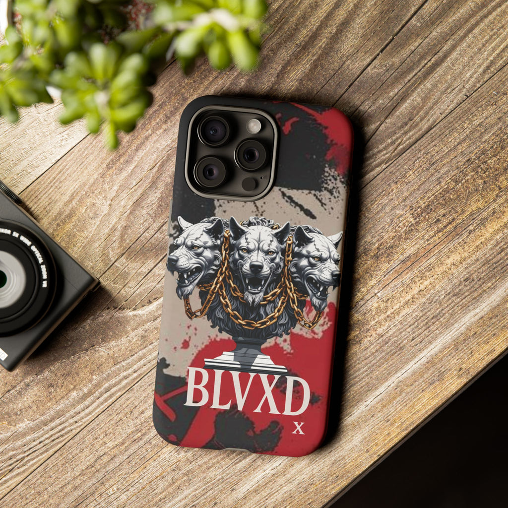 Bloody Cerberus Phone Case — Gothic 3-Headed Hellhound Phone Case