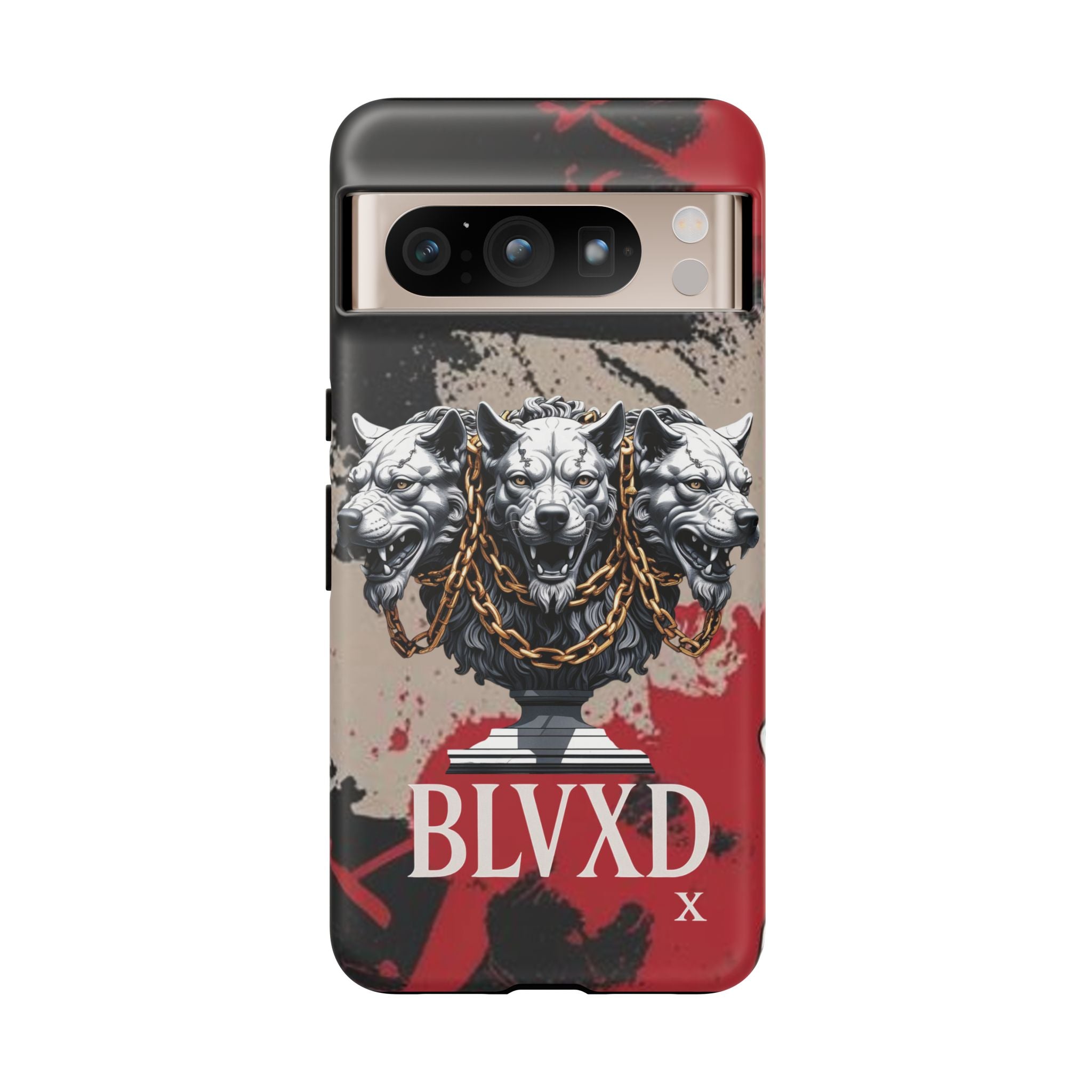 Bloody Cerberus Phone Case — Gothic 3-Headed Hellhound Phone Case