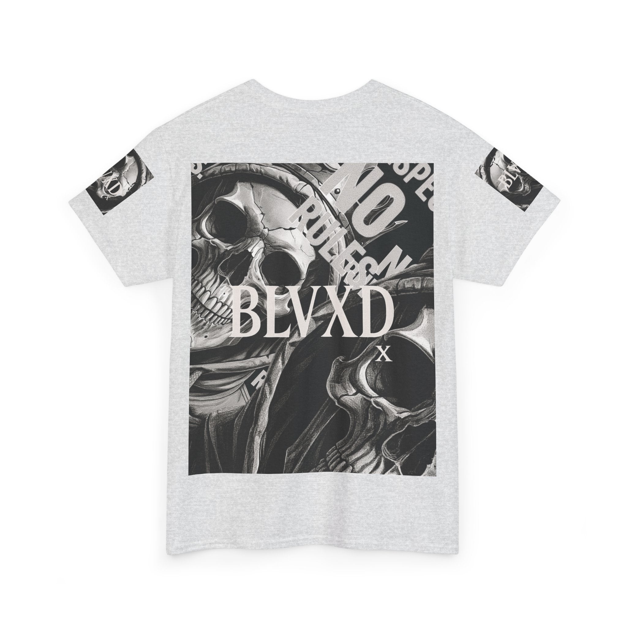 No Rules Skull T-Shirt  Gothic Streetwear Essential