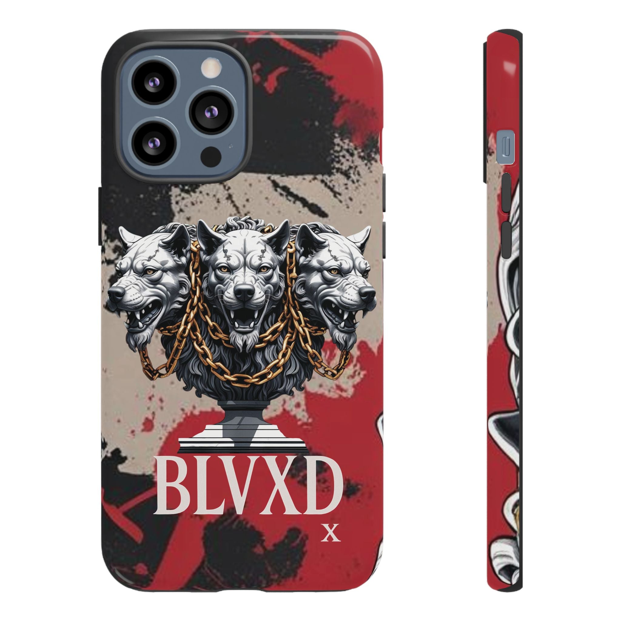 Bloody Cerberus Phone Case — Gothic 3-Headed Hellhound Phone Case