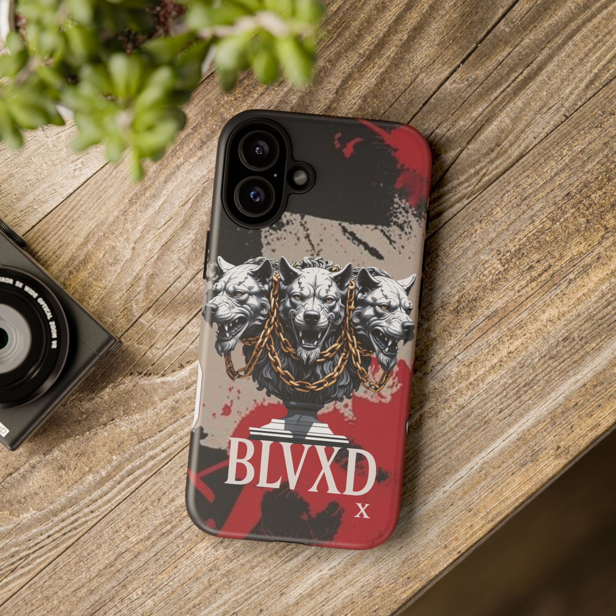 Bloody Cerberus Phone Case — Gothic 3-Headed Hellhound Phone Case