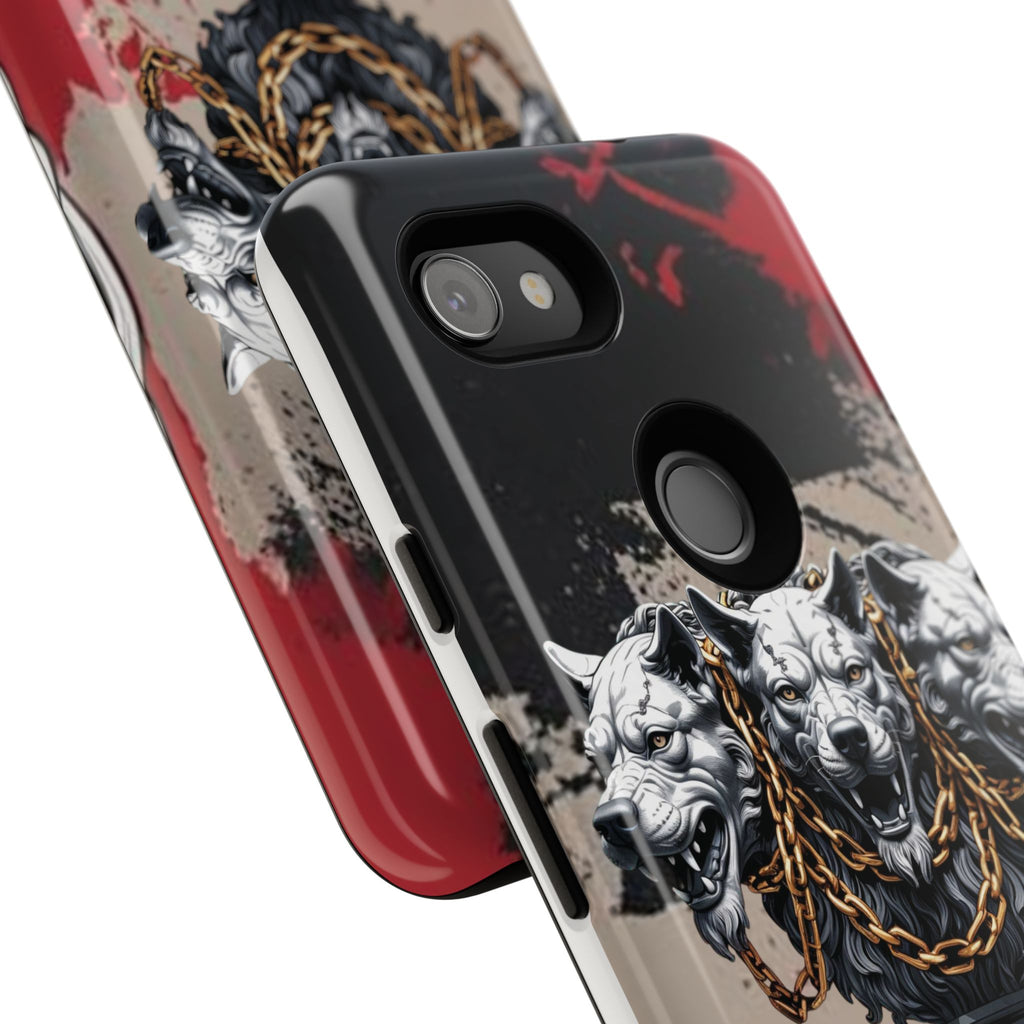 Bloody Cerberus Phone Case — Gothic 3-Headed Hellhound Phone Case