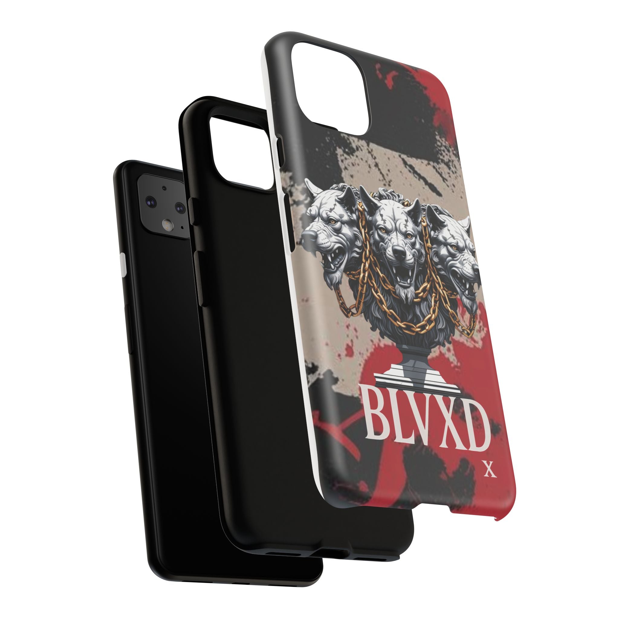 Bloody Cerberus Phone Case — Gothic 3-Headed Hellhound Phone Case