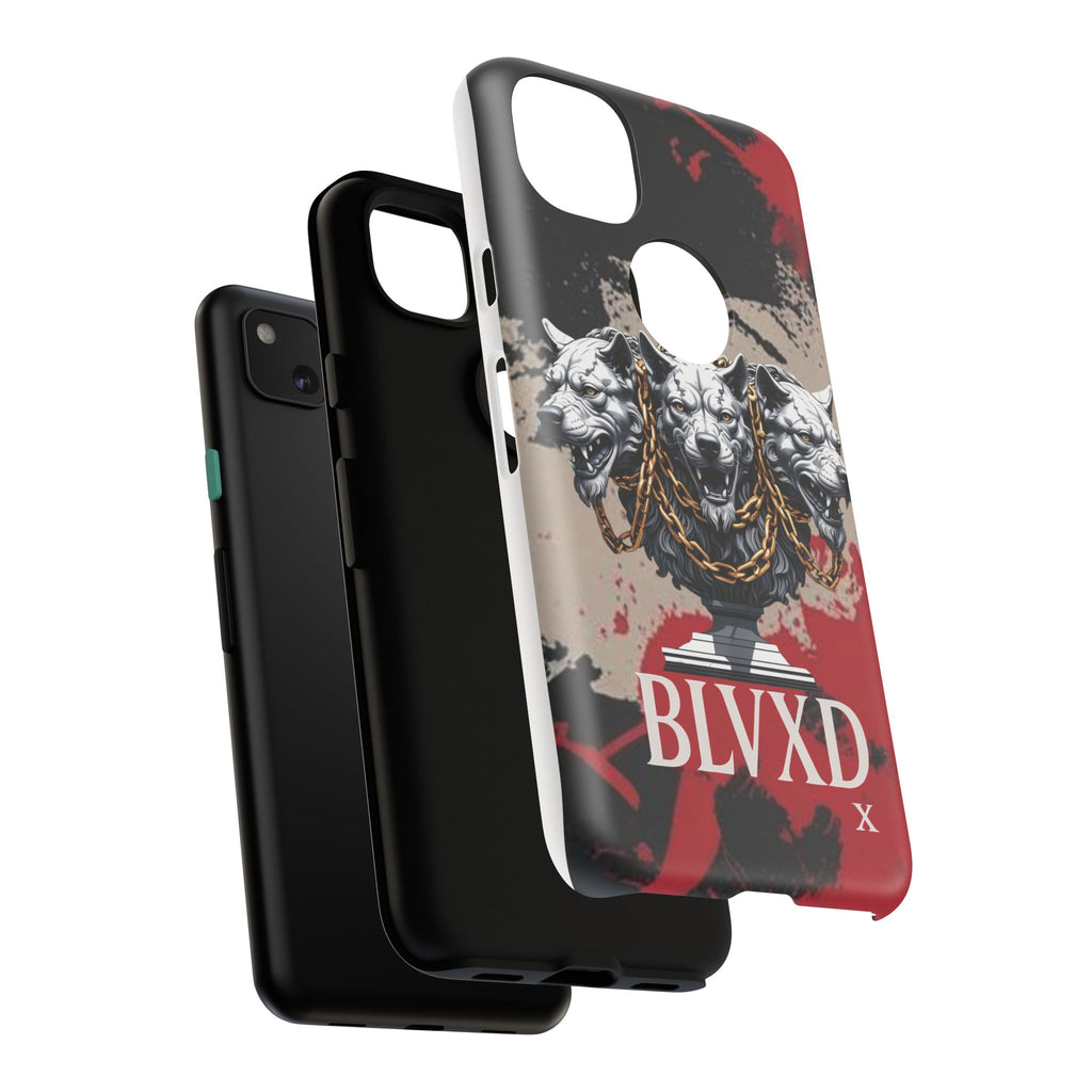 Bloody Cerberus Phone Case — Gothic 3-Headed Hellhound Phone Case