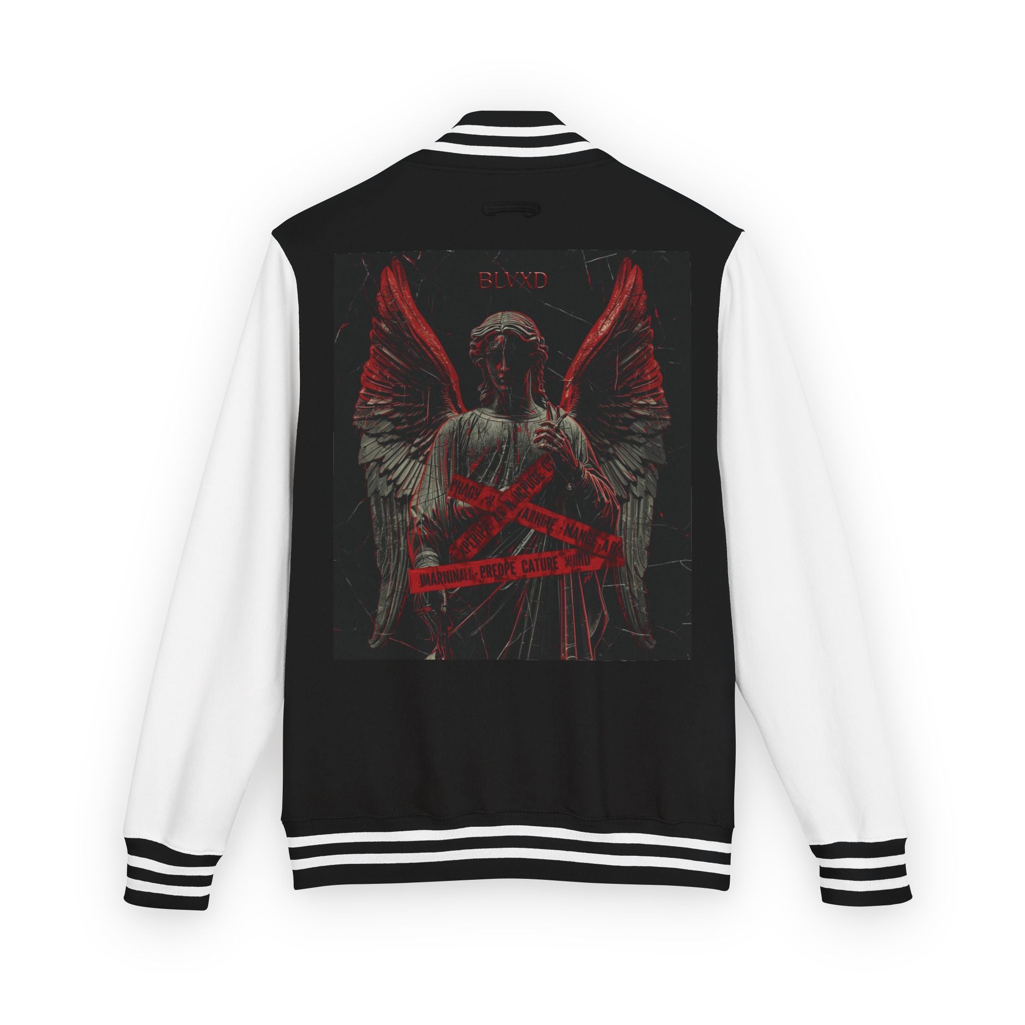 Vibrant Unisex Heavyweight Letterman Jacket with Bold Graphics