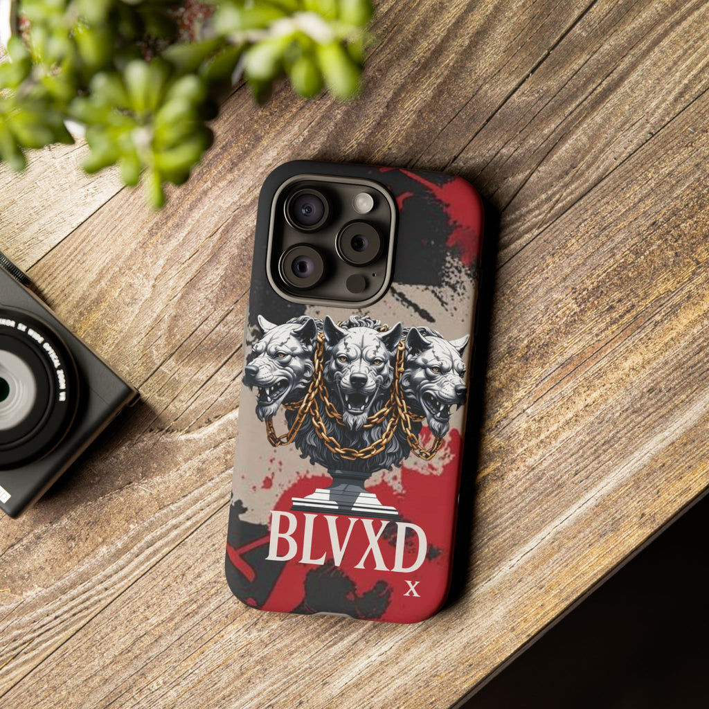 Bloody Cerberus Phone Case — Gothic 3-Headed Hellhound Phone Case