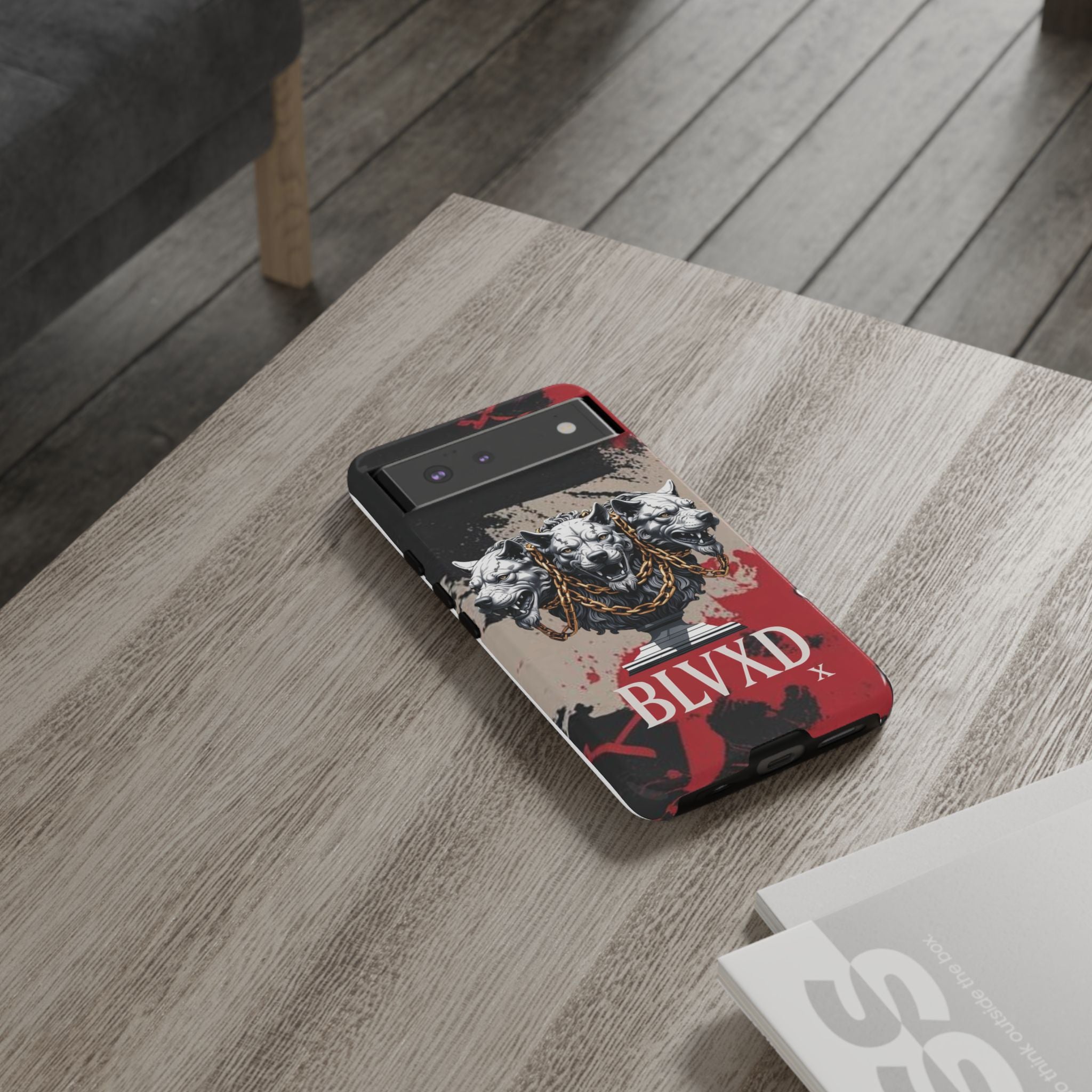 Bloody Cerberus Phone Case — Gothic 3-Headed Hellhound Phone Case