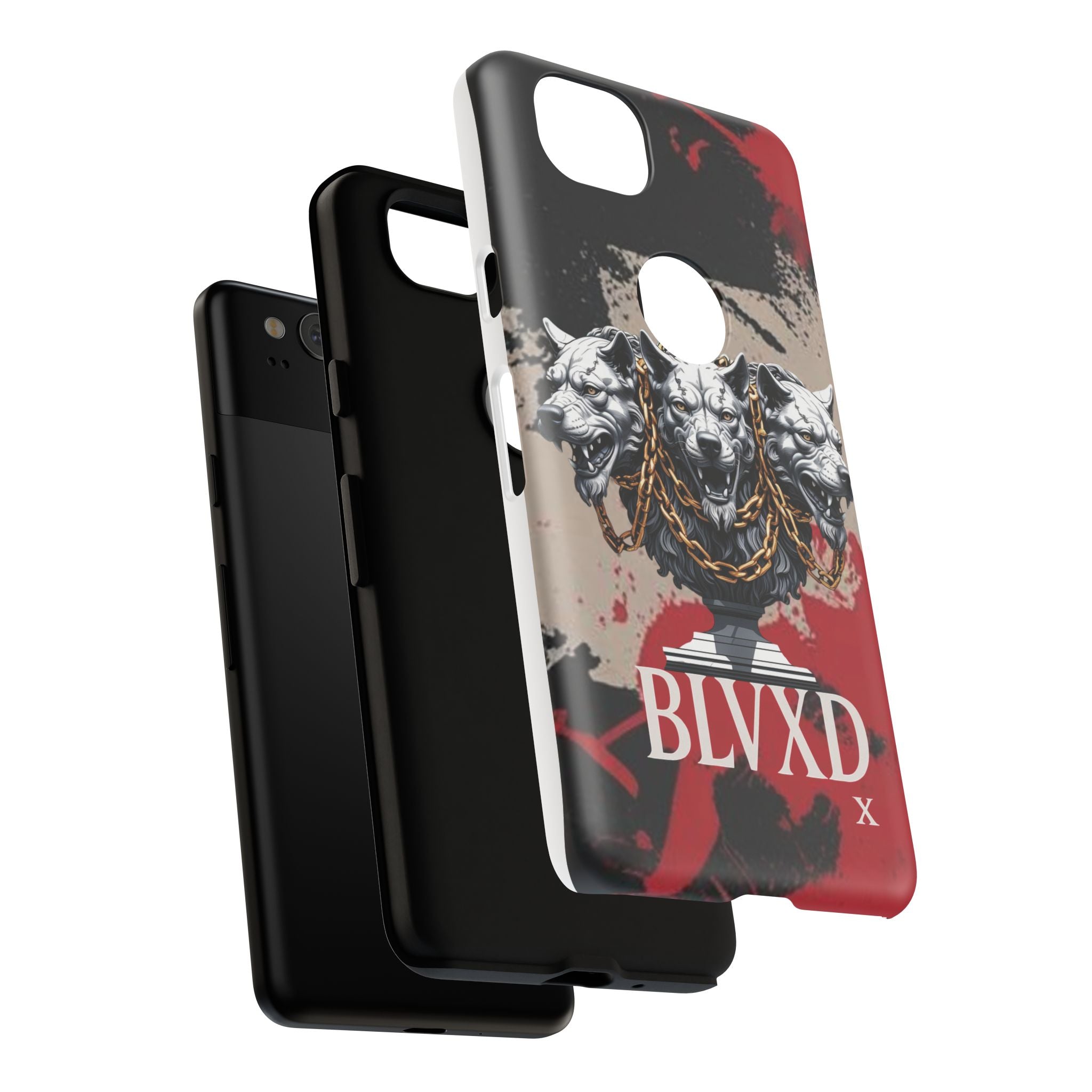 Bloody Cerberus Phone Case — Gothic 3-Headed Hellhound Phone Case