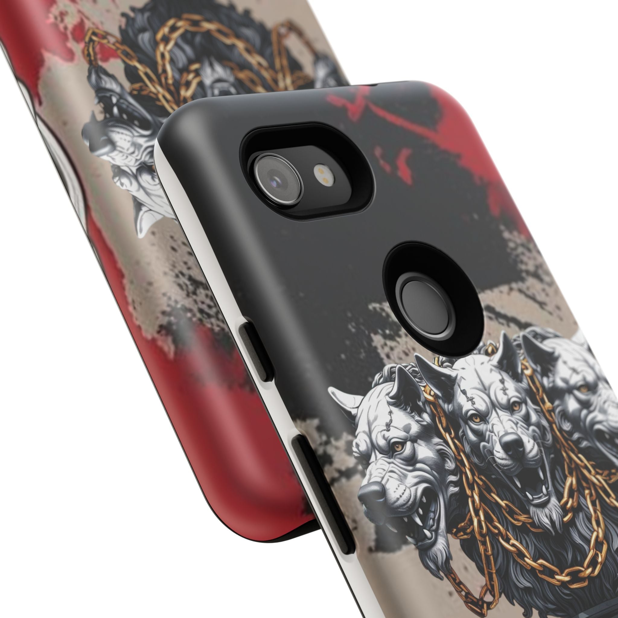 Bloody Cerberus Phone Case — Gothic 3-Headed Hellhound Phone Case