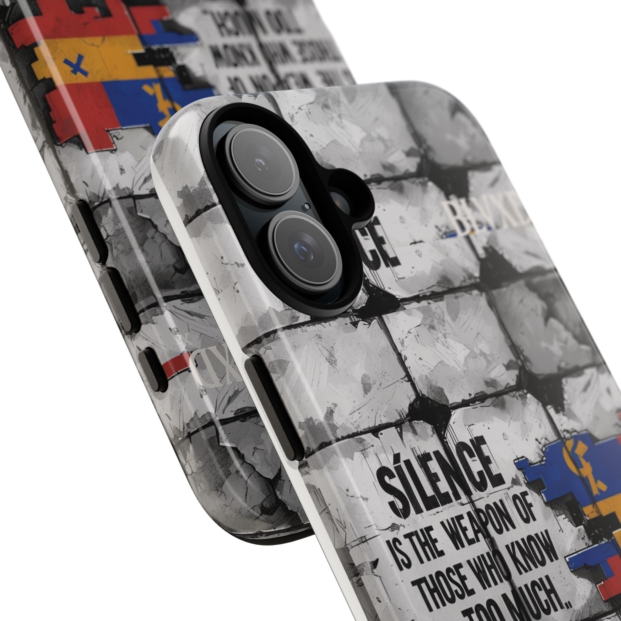 BLVXD X Silence Phone Case  Minimalist Streetwear Phone Case