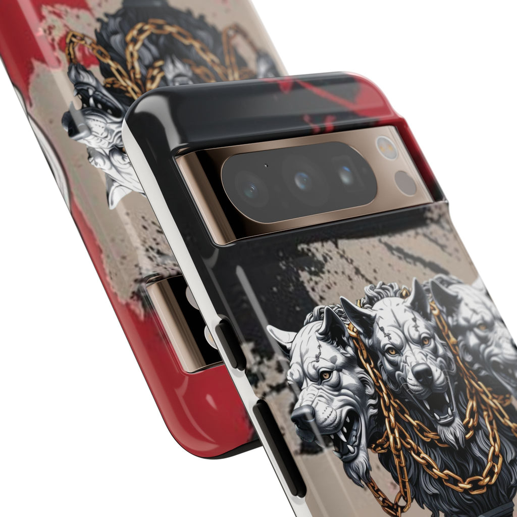 Bloody Cerberus Phone Case — Gothic 3-Headed Hellhound Phone Case