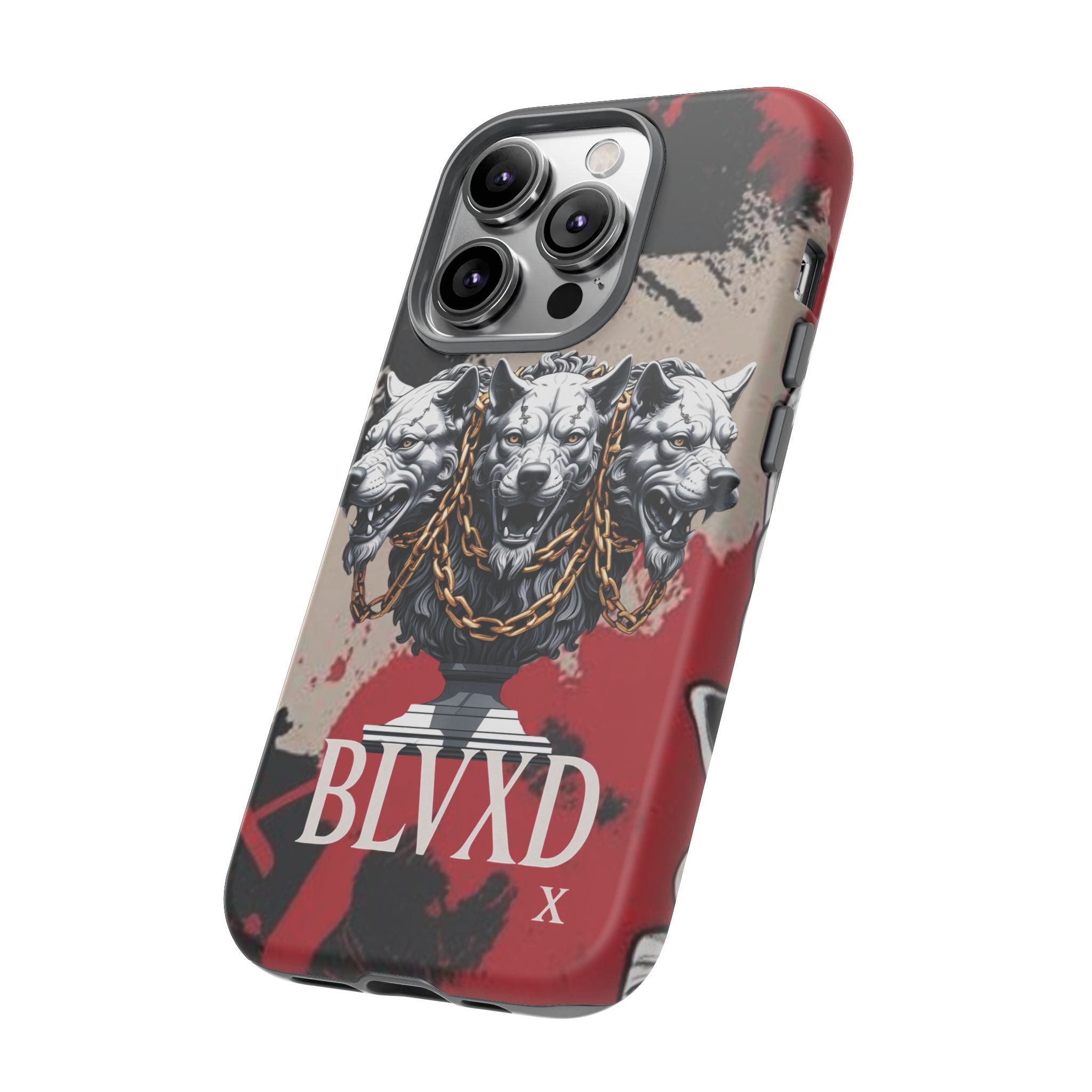 Bloody Cerberus Phone Case — Gothic 3-Headed Hellhound Phone Case