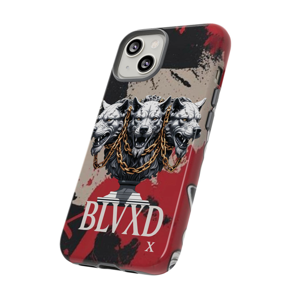 Bloody Cerberus Phone Case — Gothic 3-Headed Hellhound Phone Case