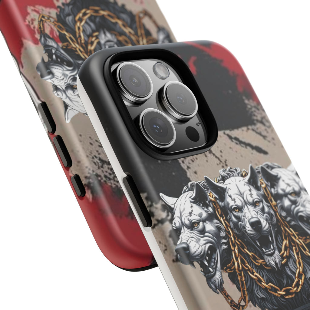 Bloody Cerberus Phone Case — Gothic 3-Headed Hellhound Phone Case