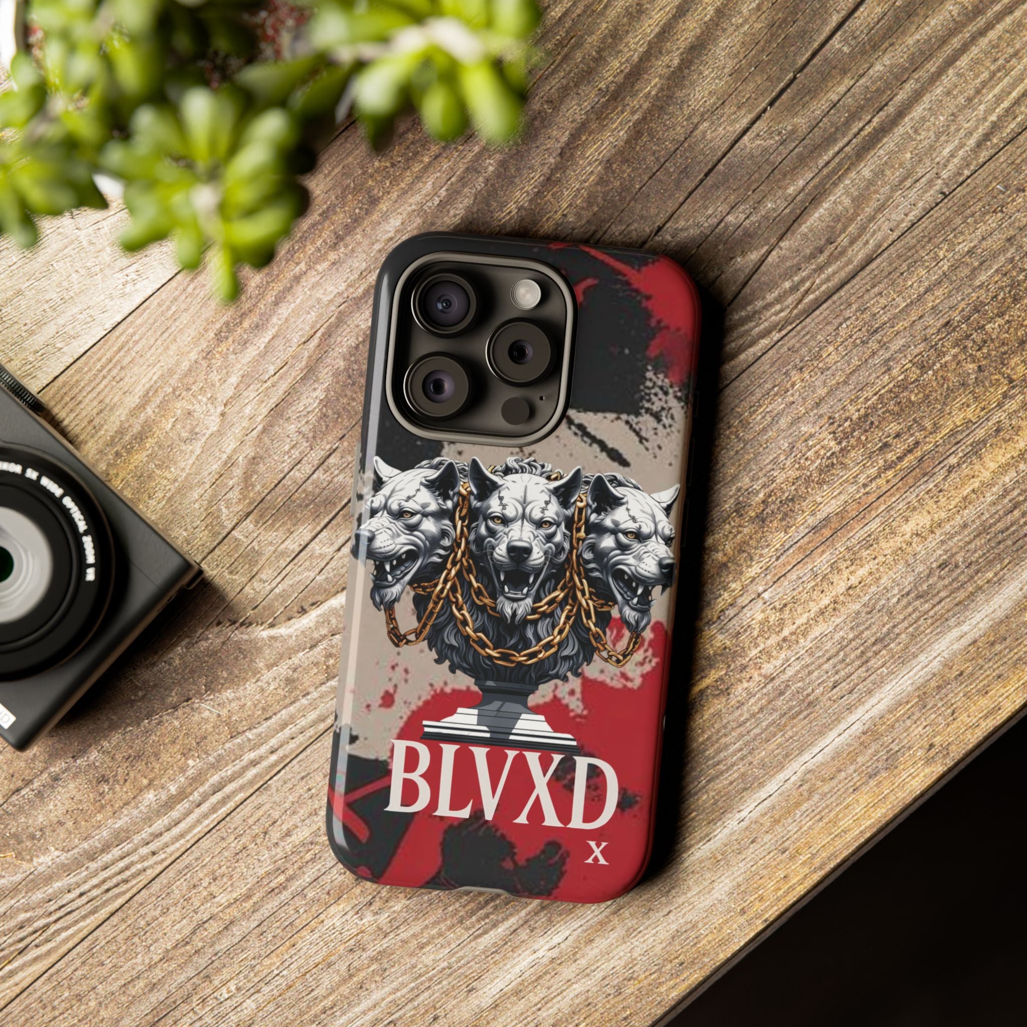 Bloody Cerberus Phone Case — Gothic 3-Headed Hellhound Phone Case
