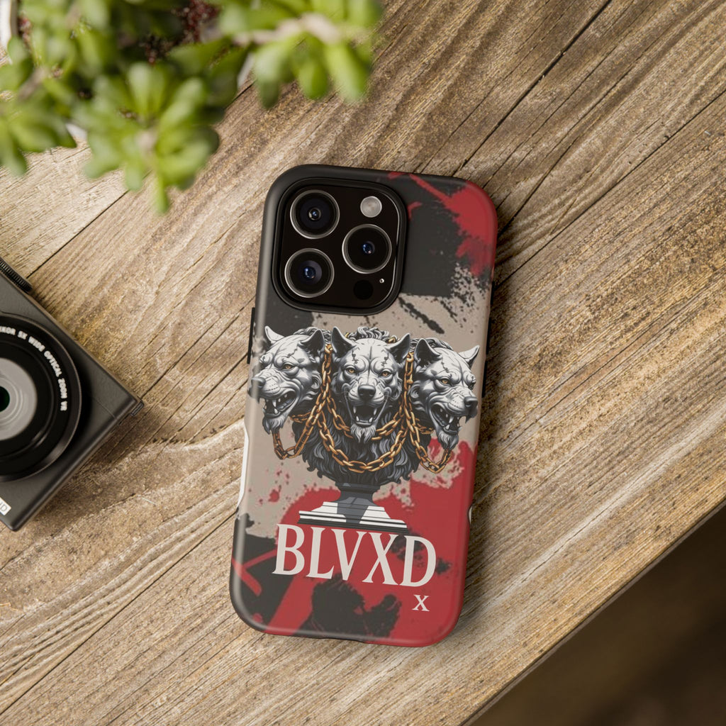 Bloody Cerberus Phone Case — Gothic 3-Headed Hellhound Phone Case