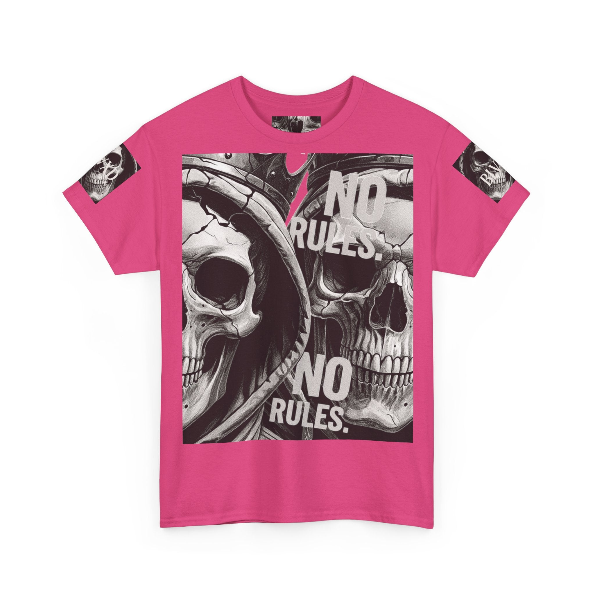 No Rules Skull T-Shirt  Gothic Streetwear Essential