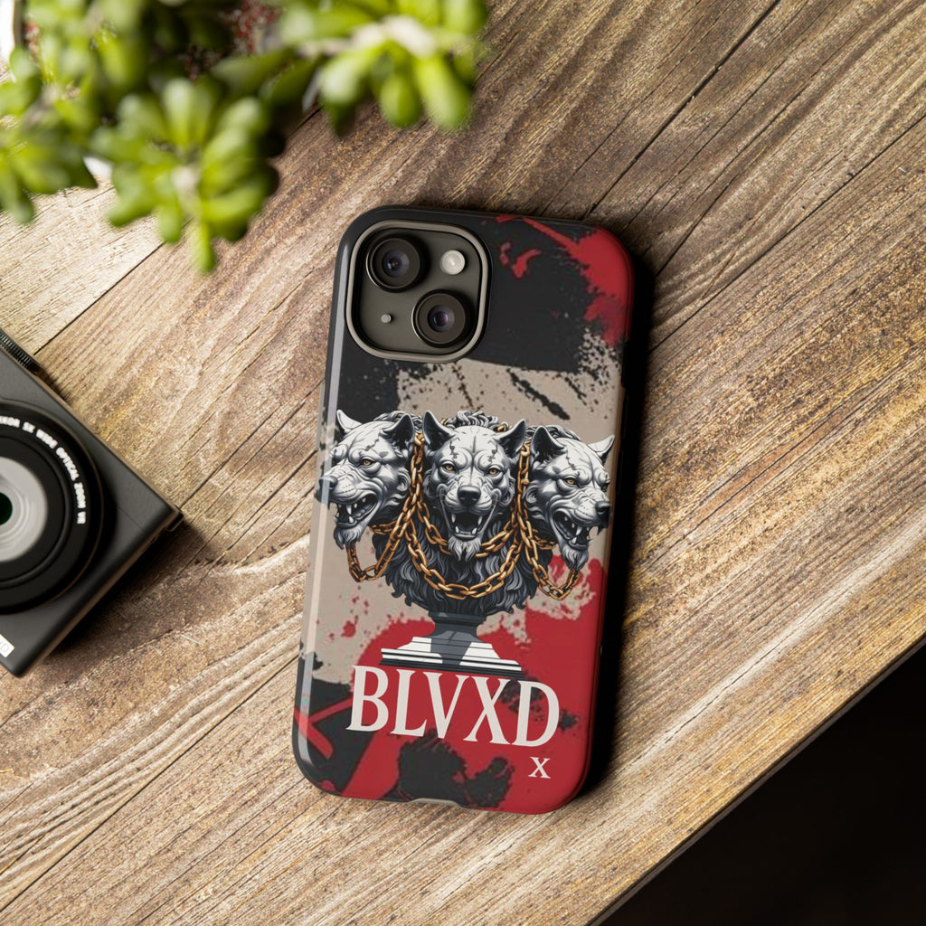 Bloody Cerberus Phone Case — Gothic 3-Headed Hellhound Phone Case