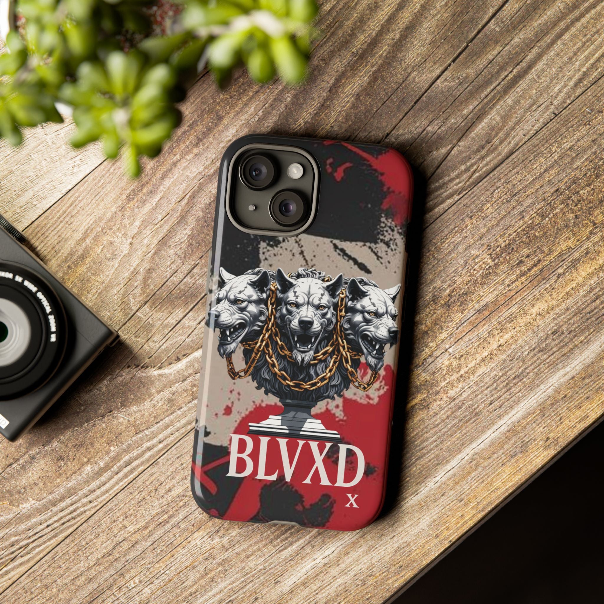 Bloody Cerberus Phone Case — Gothic 3-Headed Hellhound Phone Case