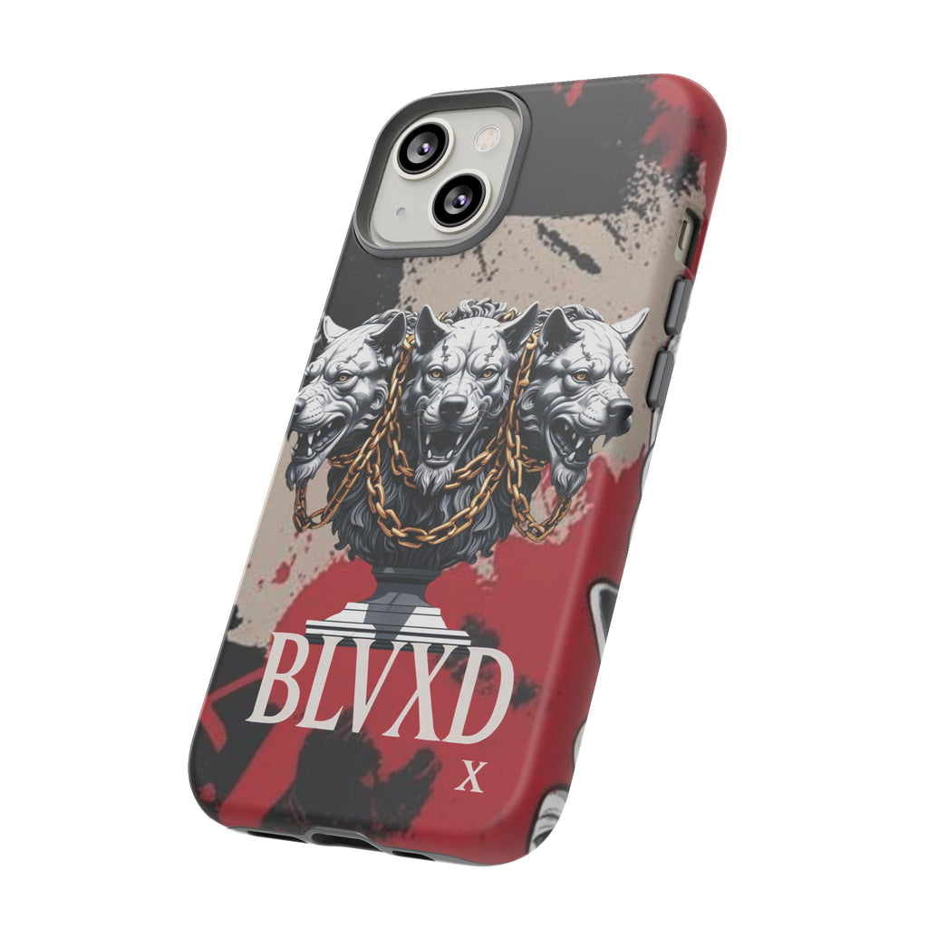 Bloody Cerberus Phone Case — Gothic 3-Headed Hellhound Phone Case