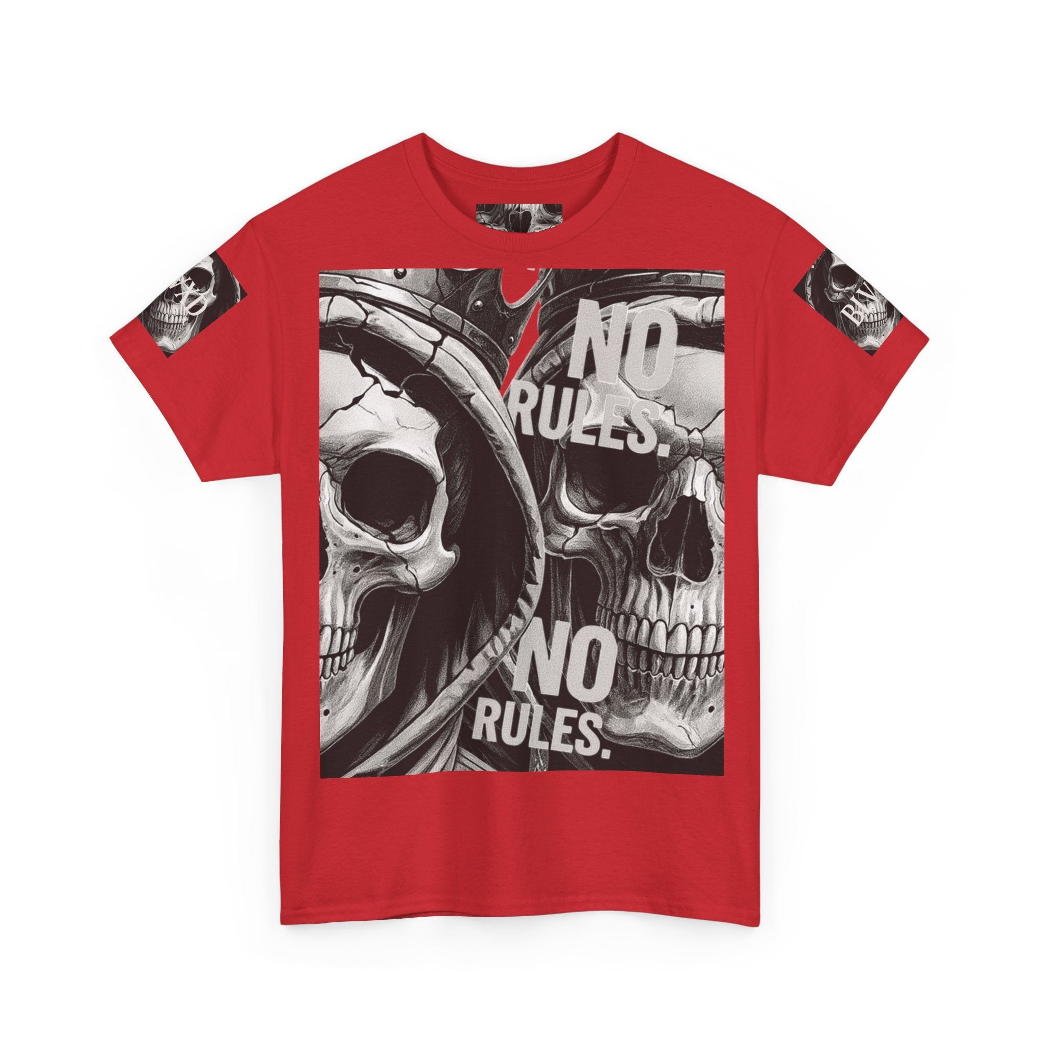 No Rules Skull T-Shirt  Gothic Streetwear Essential