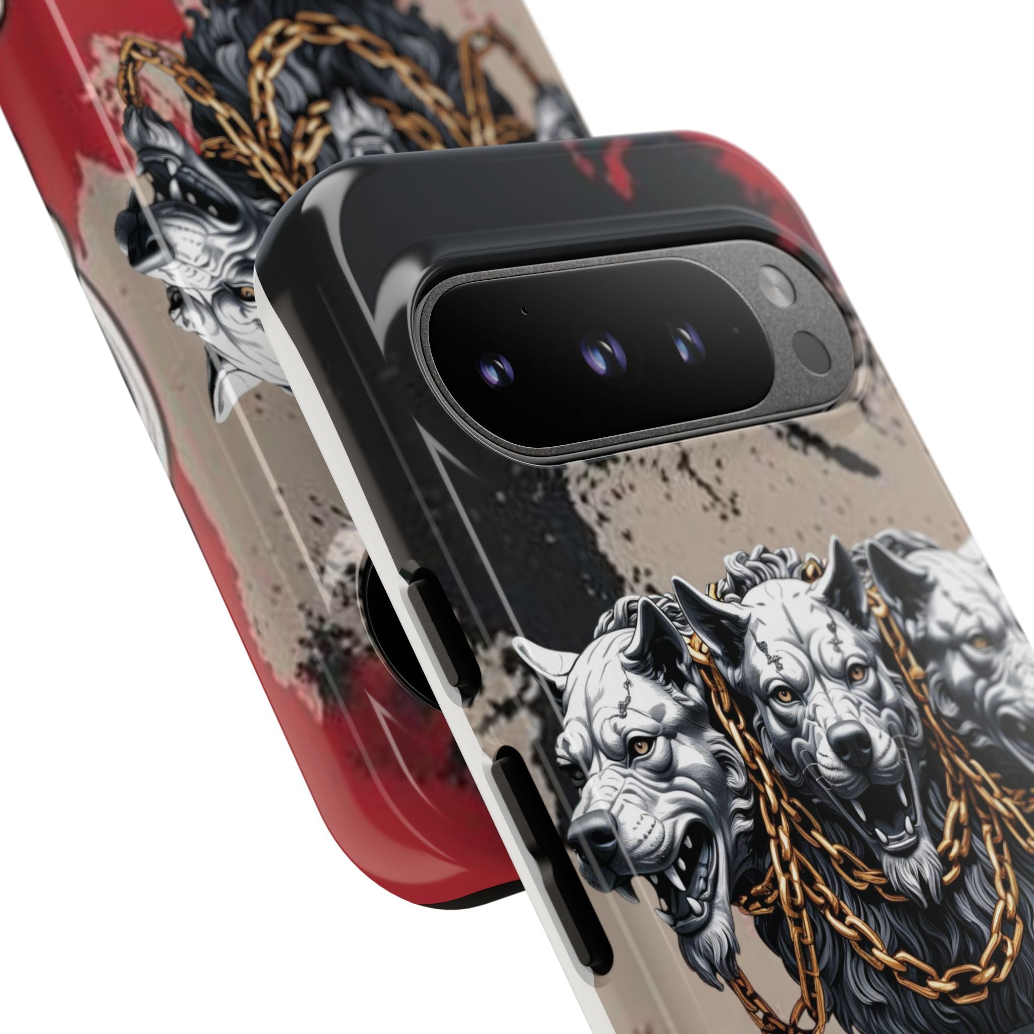 Bloody Cerberus Phone Case — Gothic 3-Headed Hellhound Phone Case