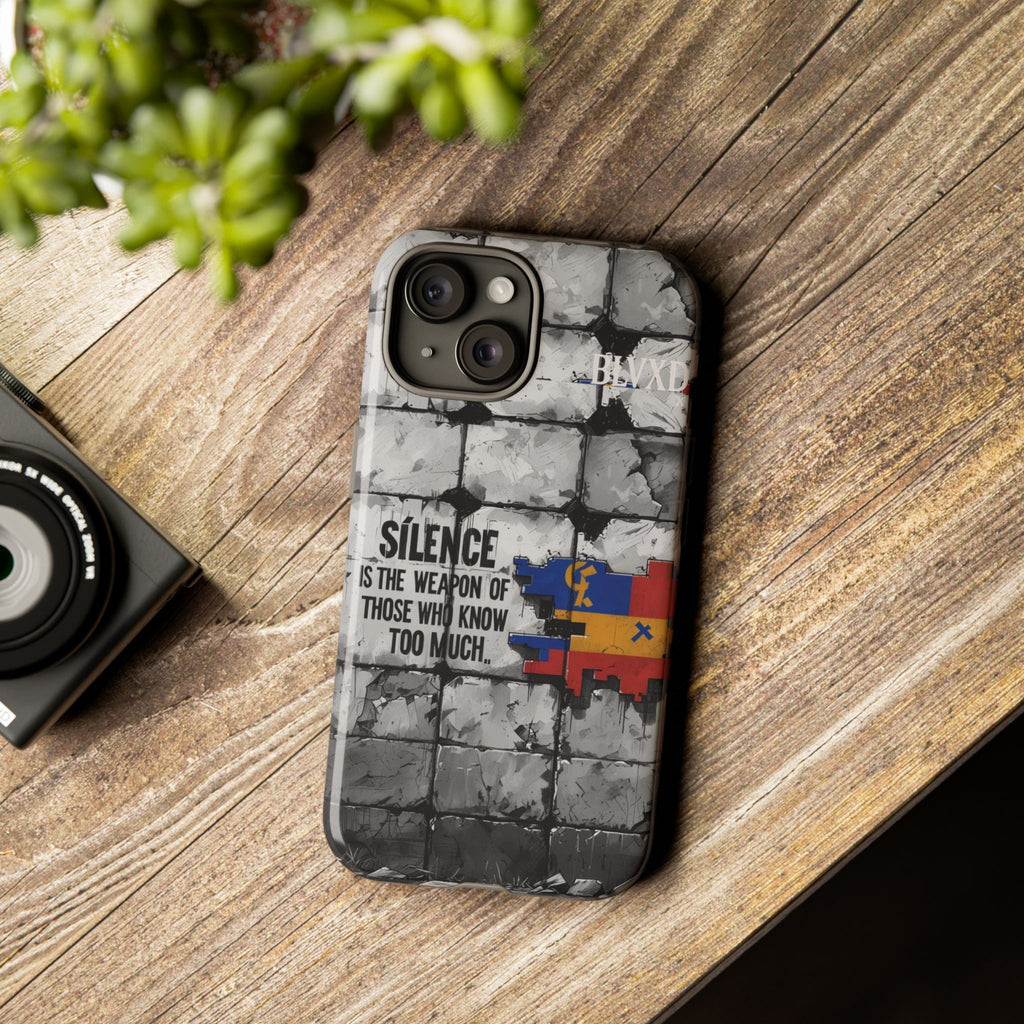 BLVXD X Silence Phone Case  Minimalist Streetwear Phone Case