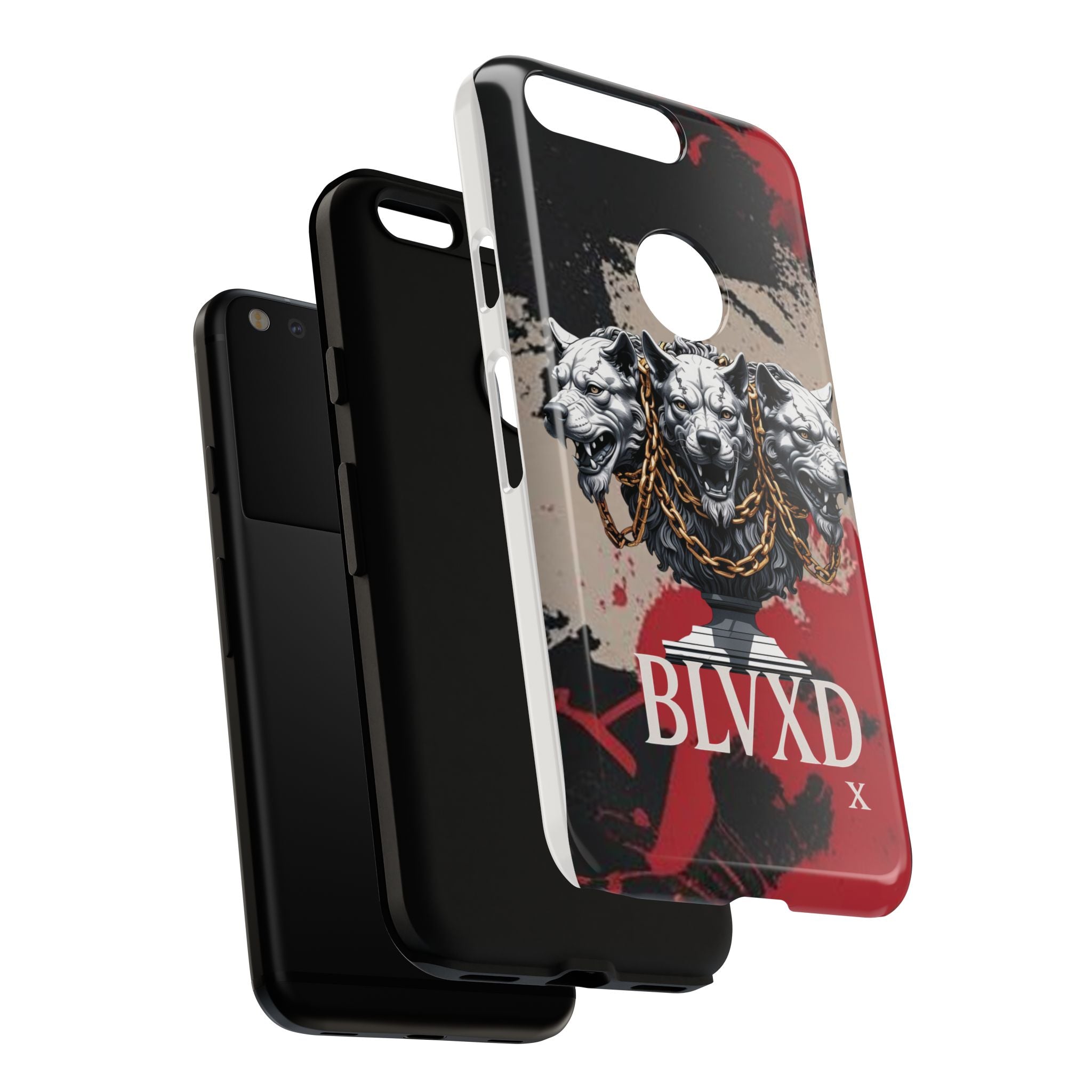 Bloody Cerberus Phone Case — Gothic 3-Headed Hellhound Phone Case