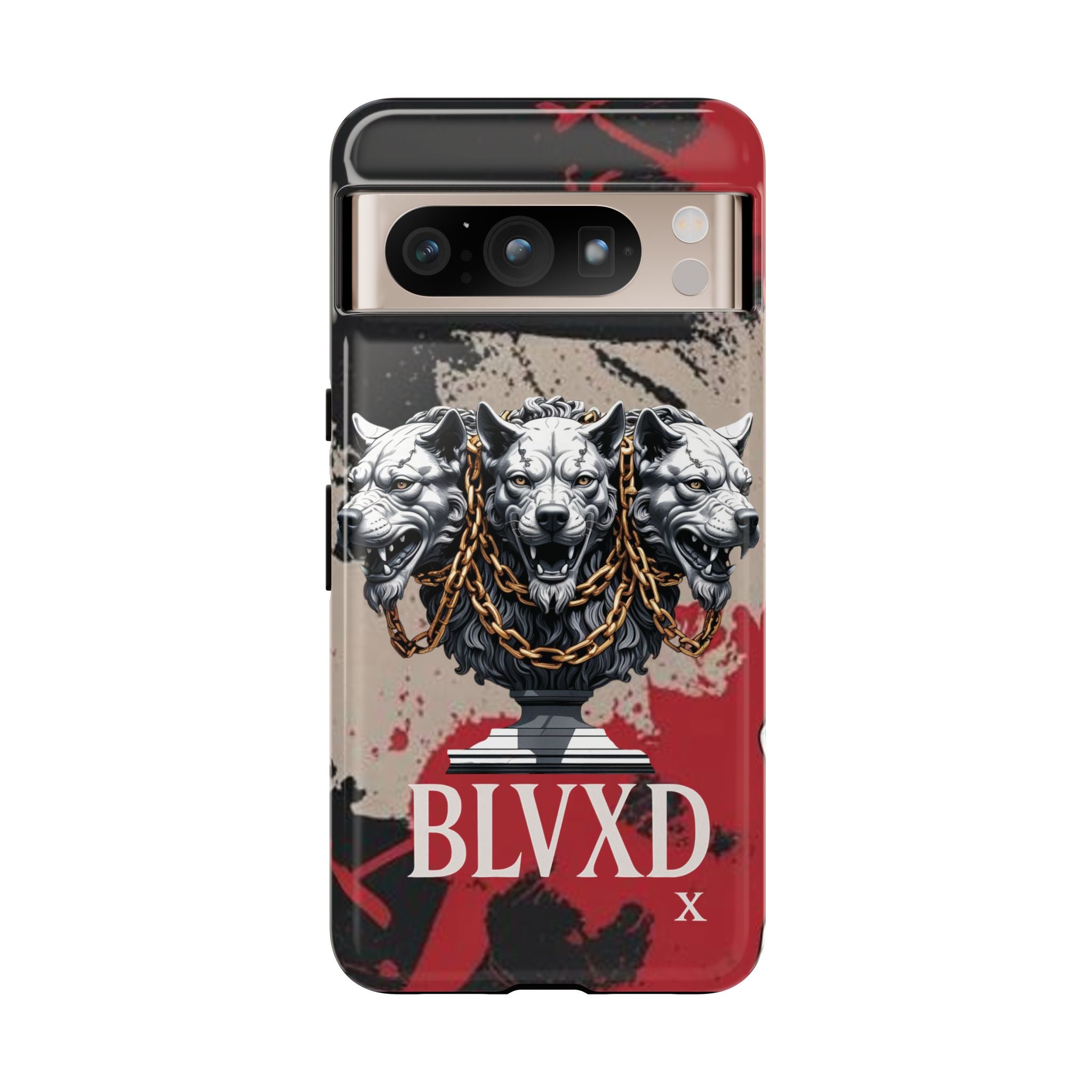 Bloody Cerberus Phone Case — Gothic 3-Headed Hellhound Phone Case
