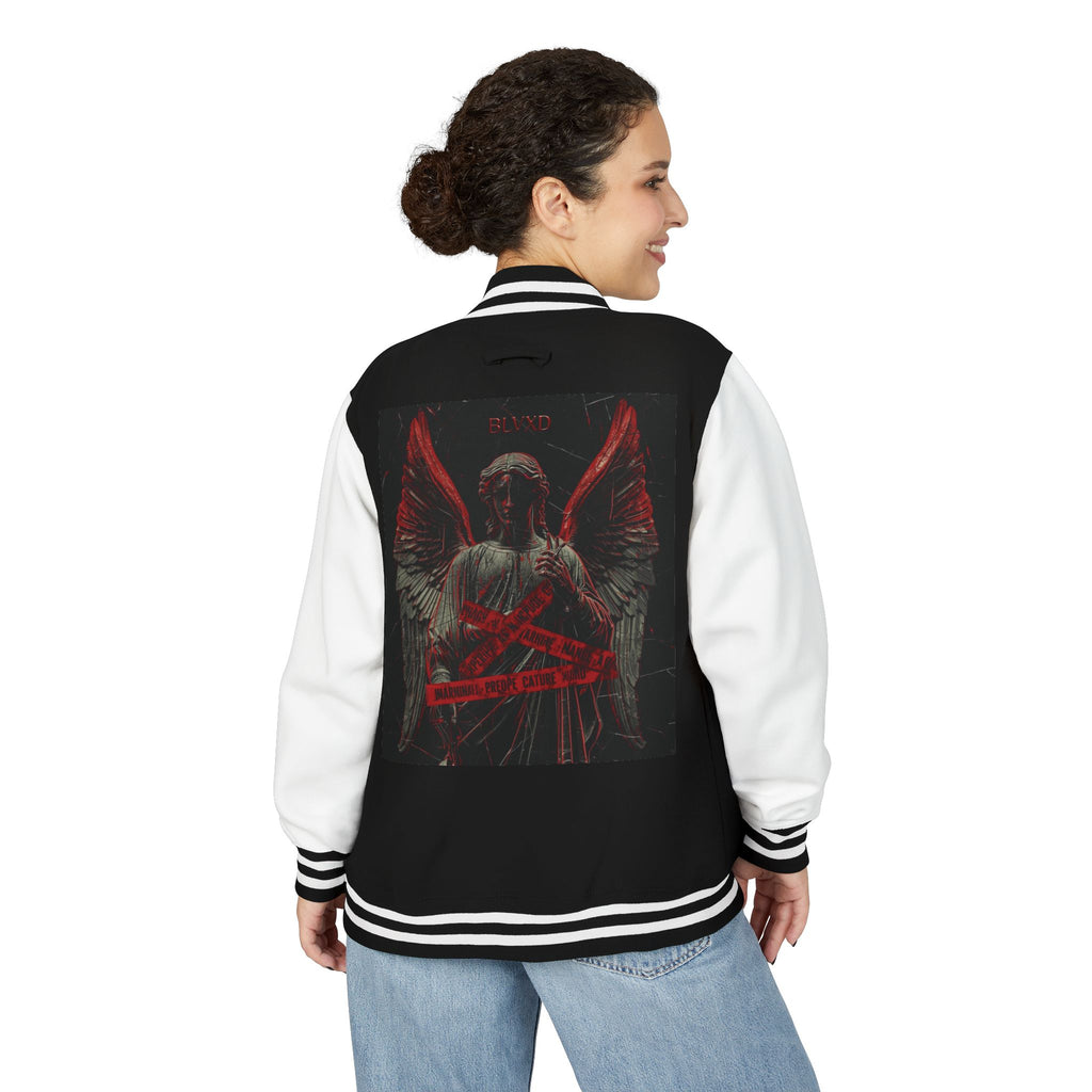 Vibrant Unisex Heavyweight Letterman Jacket with Bold Graphics