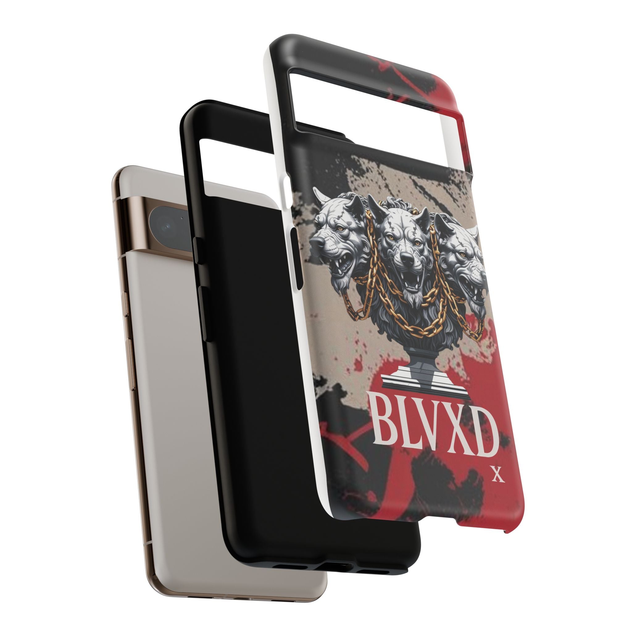 Bloody Cerberus Phone Case — Gothic 3-Headed Hellhound Phone Case