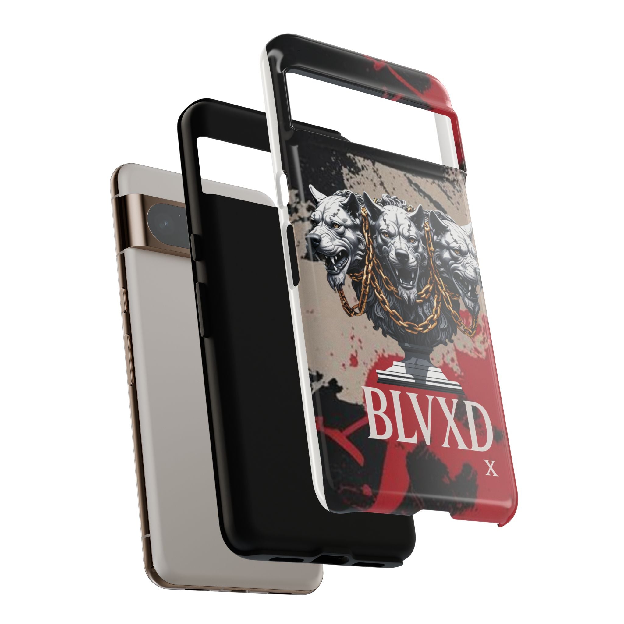 Bloody Cerberus Phone Case — Gothic 3-Headed Hellhound Phone Case