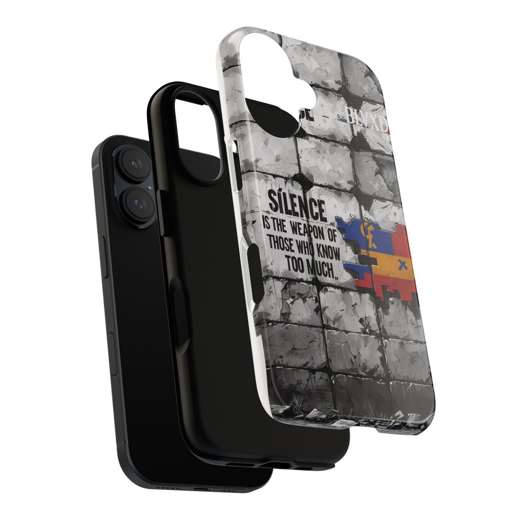 BLVXD X Silence Phone Case  Minimalist Streetwear Phone Case