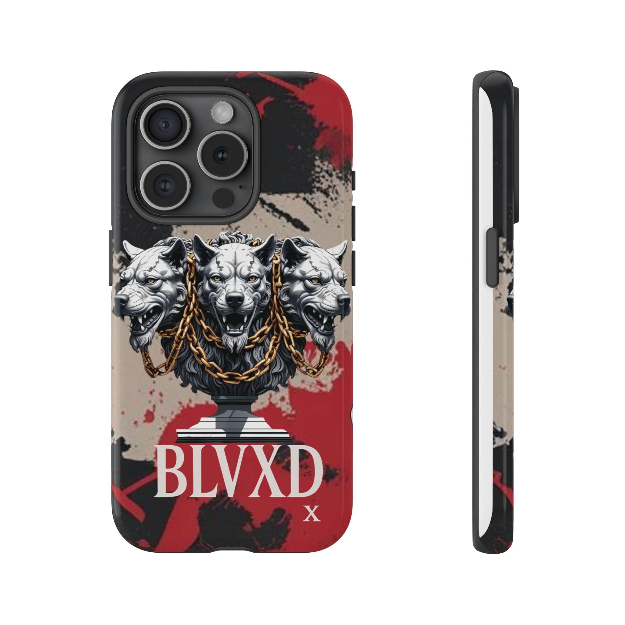Bloody Cerberus Phone Case — Gothic 3-Headed Hellhound Phone Case
