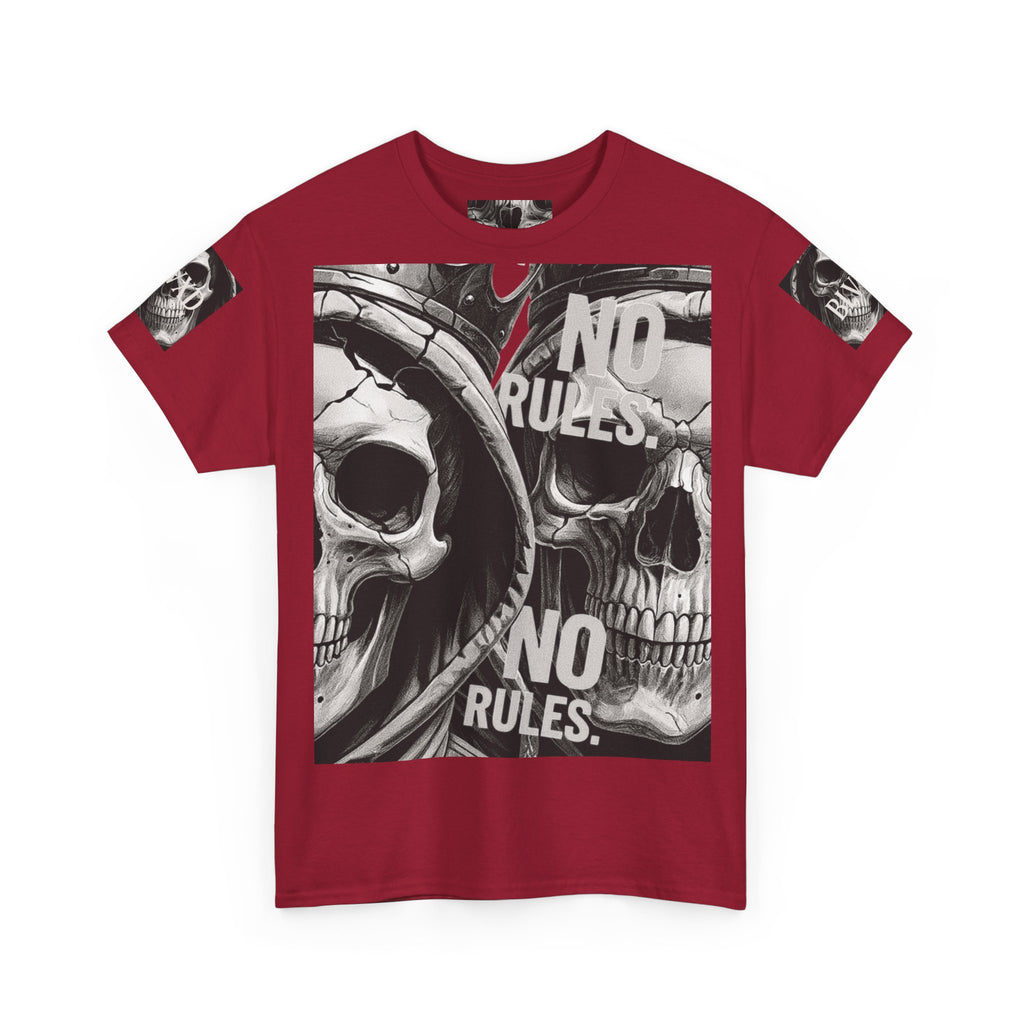 No Rules Skull T-Shirt  Gothic Streetwear Essential