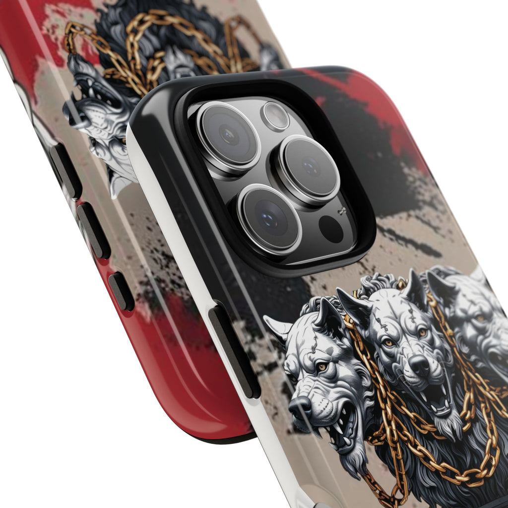 Bloody Cerberus Phone Case — Gothic 3-Headed Hellhound Phone Case