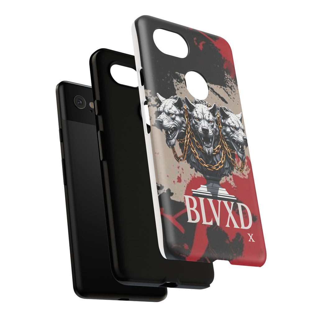 Bloody Cerberus Phone Case — Gothic 3-Headed Hellhound Phone Case