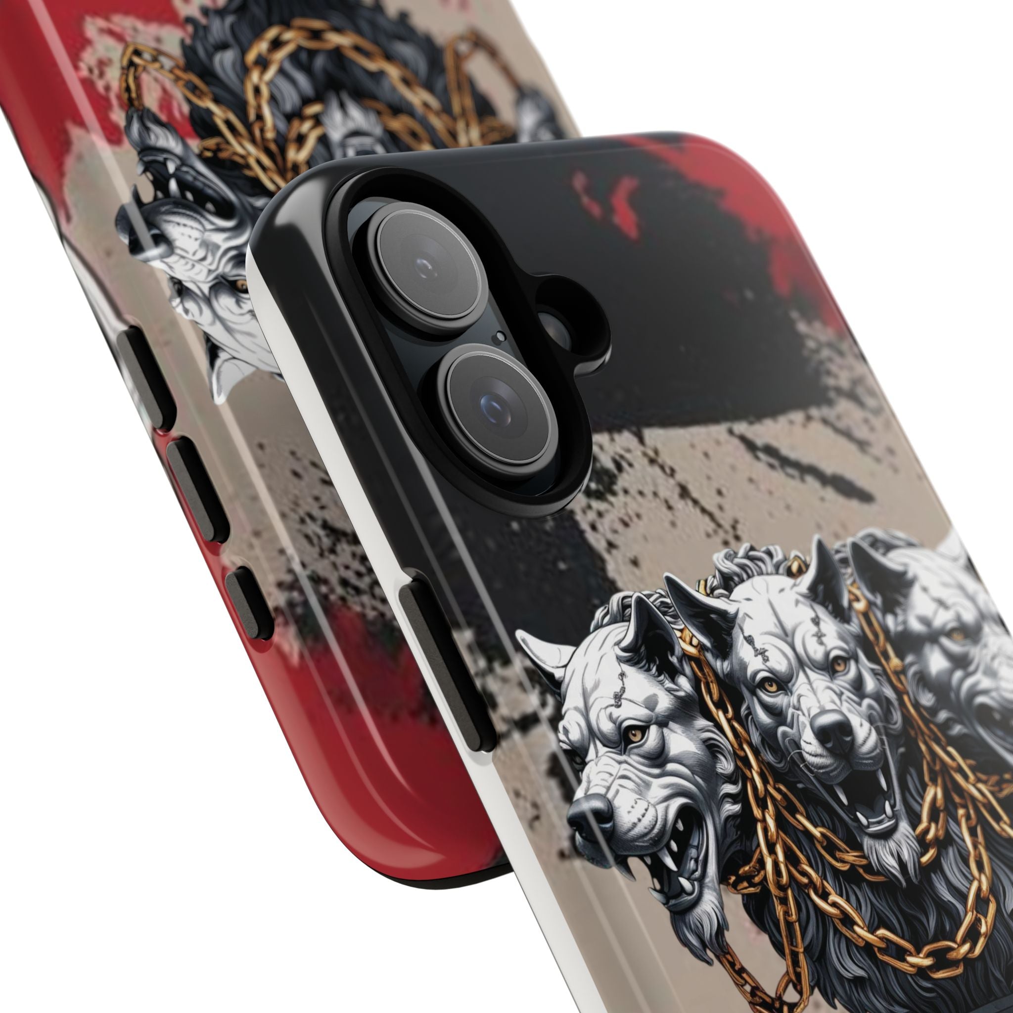 Bloody Cerberus Phone Case — Gothic 3-Headed Hellhound Phone Case