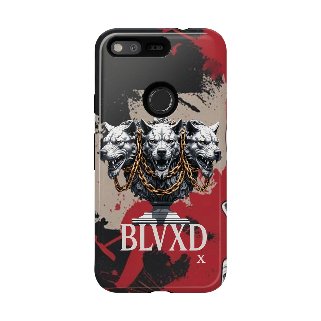 Bloody Cerberus Phone Case — Gothic 3-Headed Hellhound Phone Case