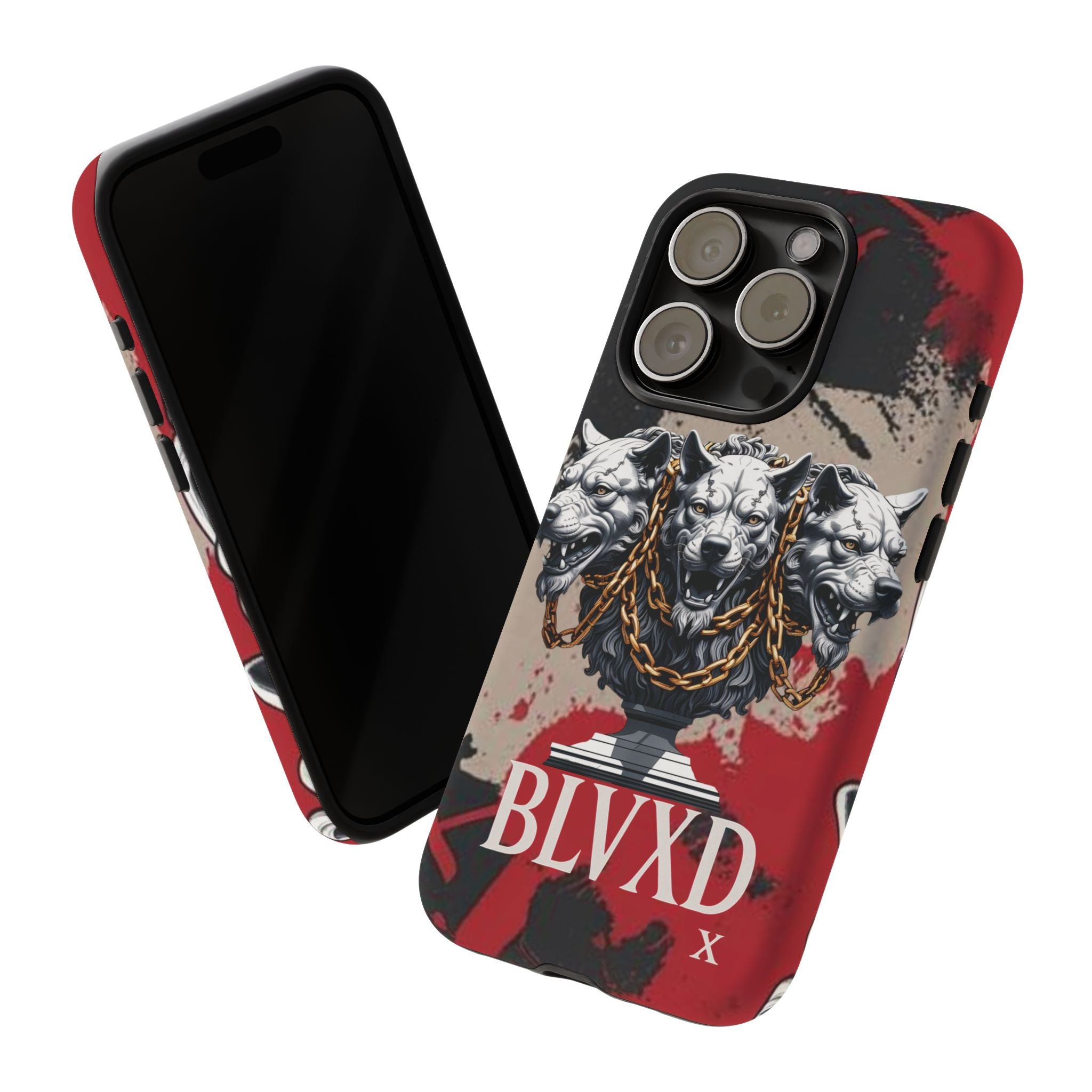 Bloody Cerberus Phone Case — Gothic 3-Headed Hellhound Phone Case