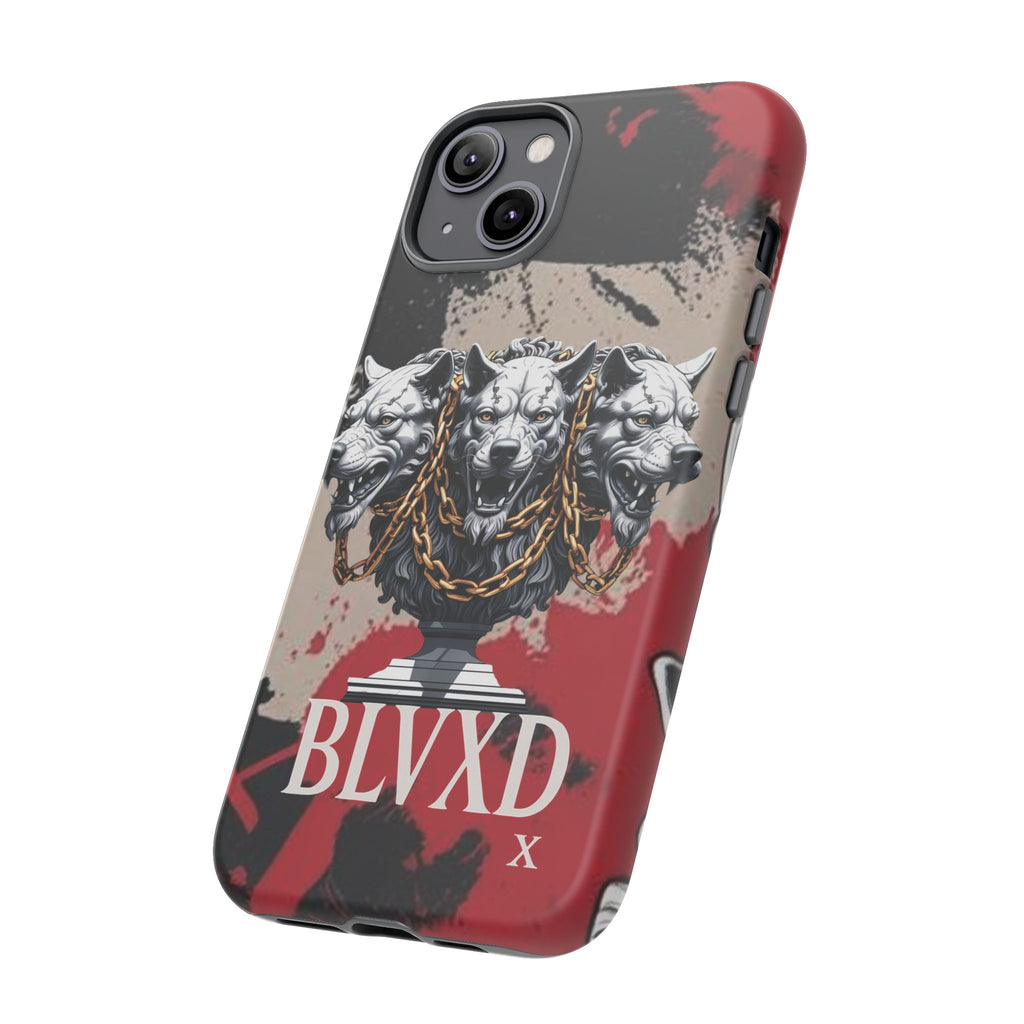 Bloody Cerberus Phone Case — Gothic 3-Headed Hellhound Phone Case