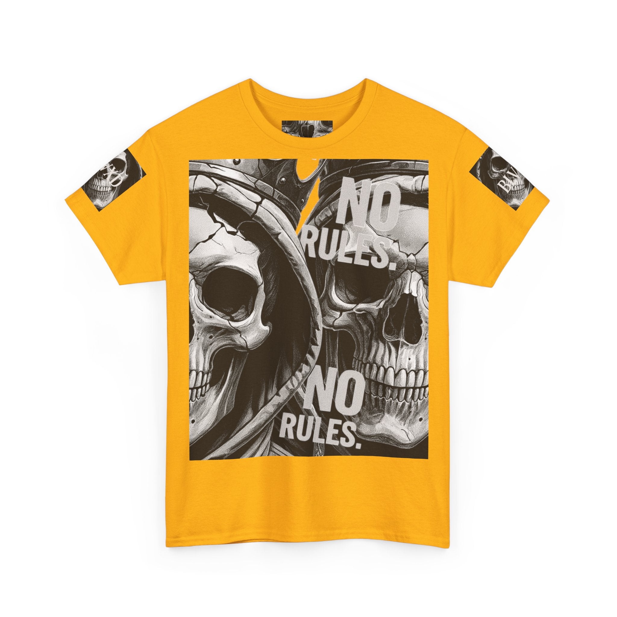 No Rules Skull T-Shirt  Gothic Streetwear Essential