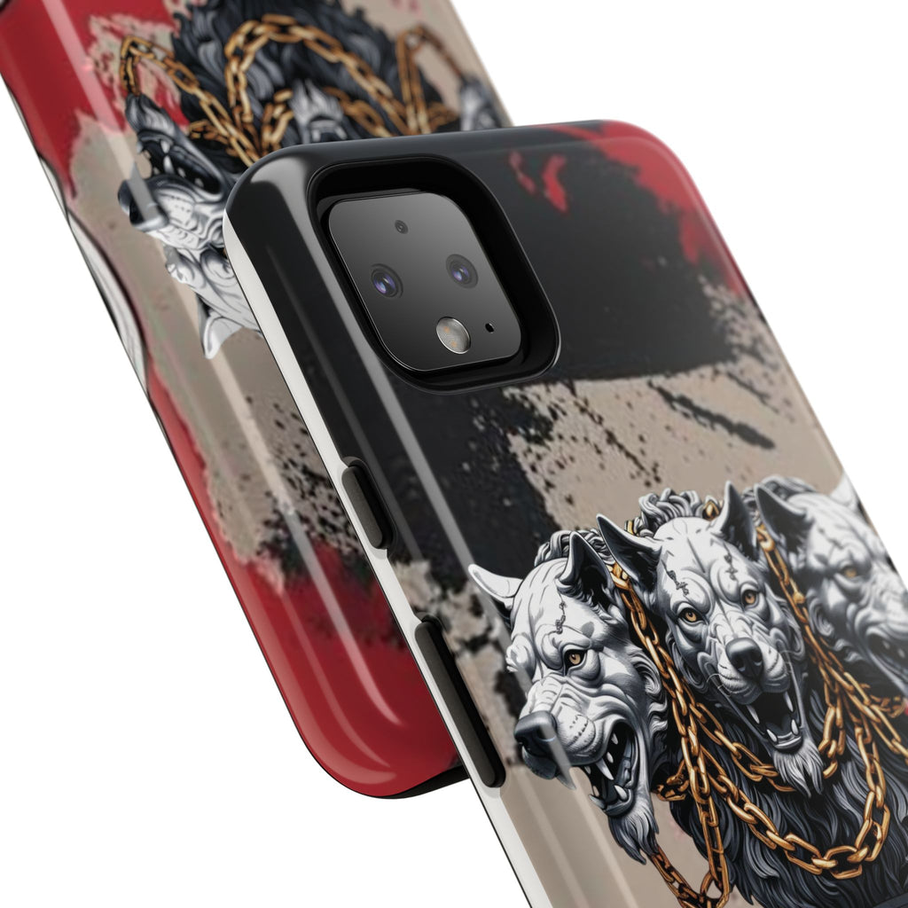 Bloody Cerberus Phone Case — Gothic 3-Headed Hellhound Phone Case