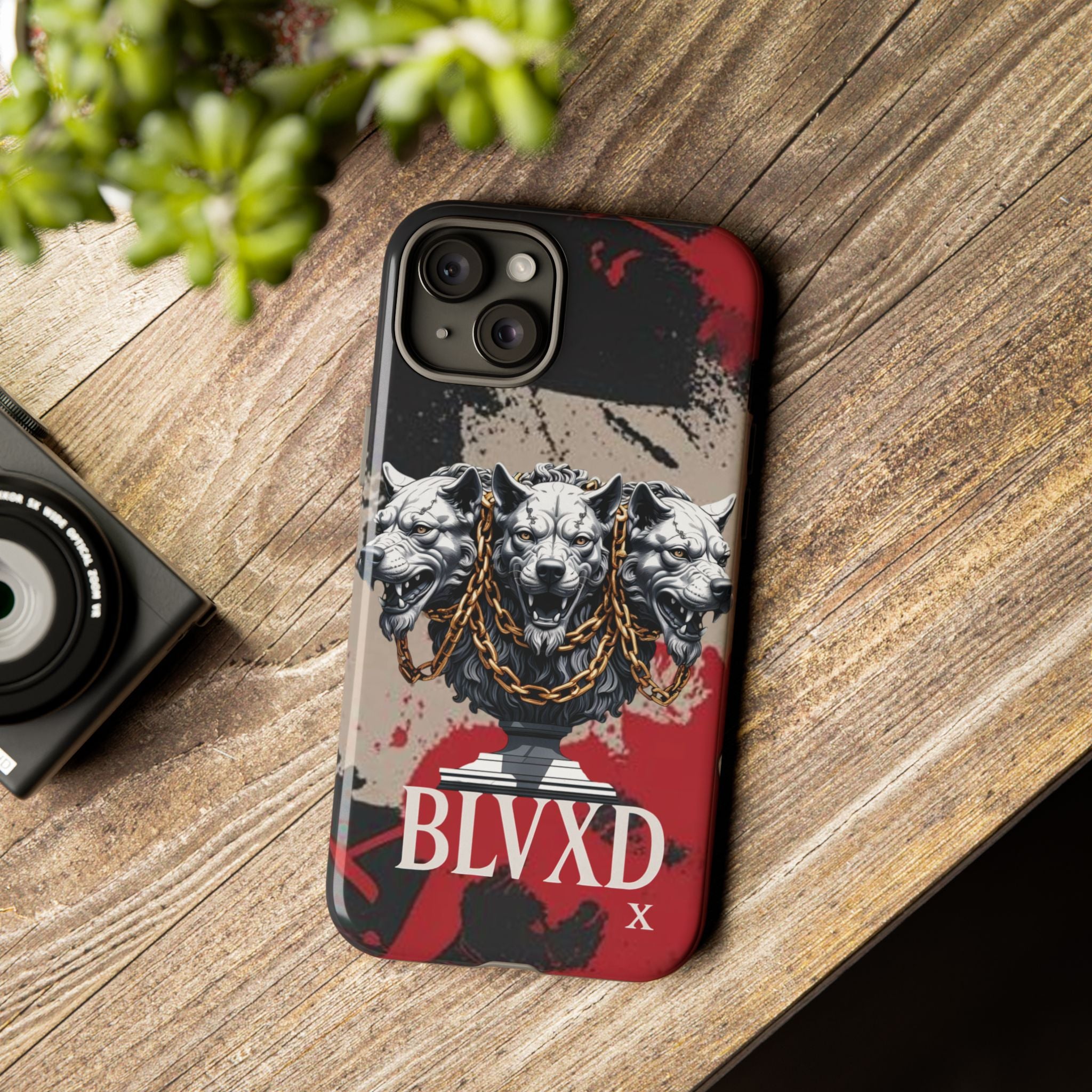 Bloody Cerberus Phone Case — Gothic 3-Headed Hellhound Phone Case