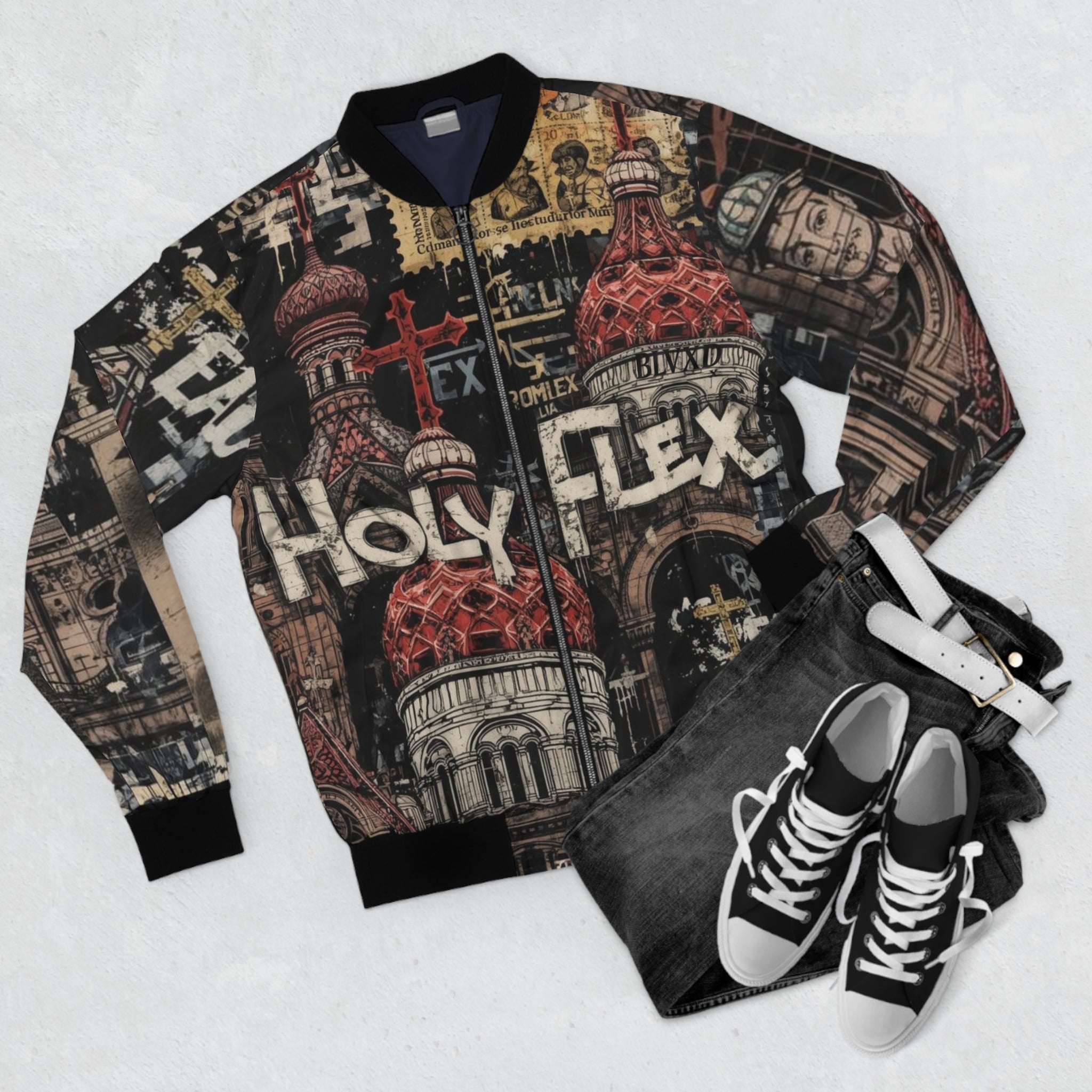 Stylish Men's Bomber Jacket, Urban Fashion, Gifts for Him, Casual Wear, Street Style, Unique Graphic Jacket