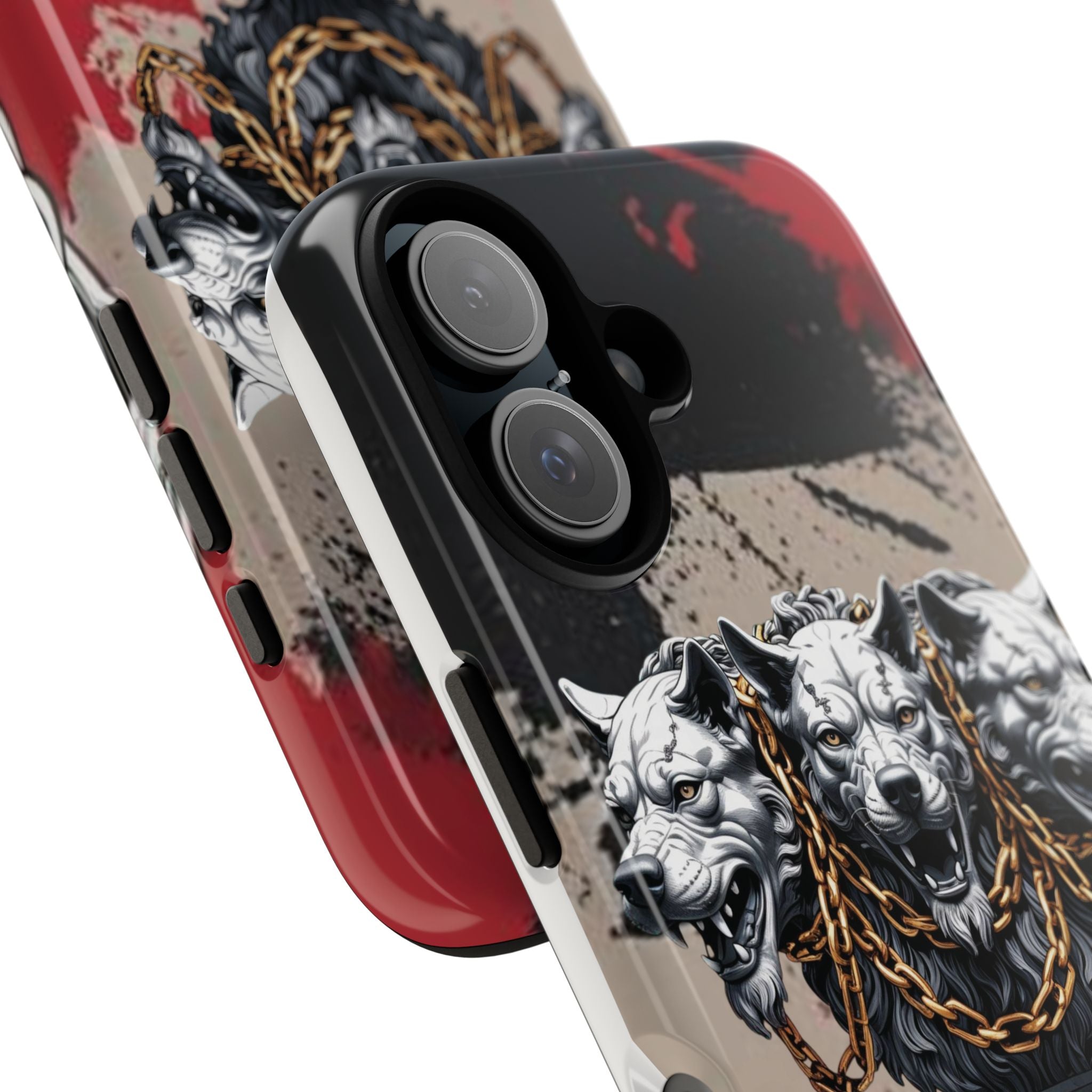 Bloody Cerberus Phone Case — Gothic 3-Headed Hellhound Phone Case