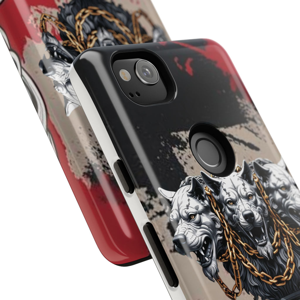 Bloody Cerberus Phone Case — Gothic 3-Headed Hellhound Phone Case