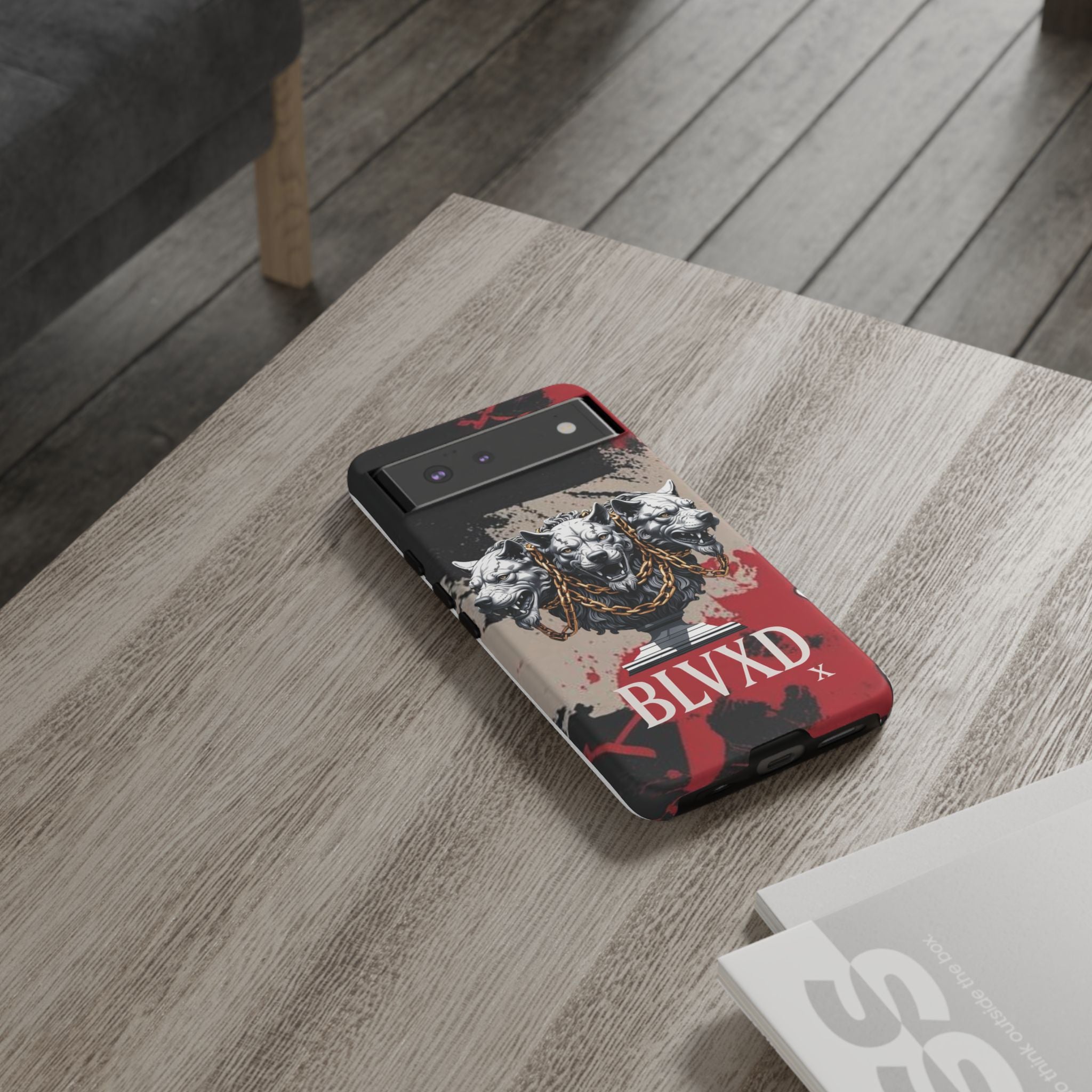 Bloody Cerberus Phone Case — Gothic 3-Headed Hellhound Phone Case