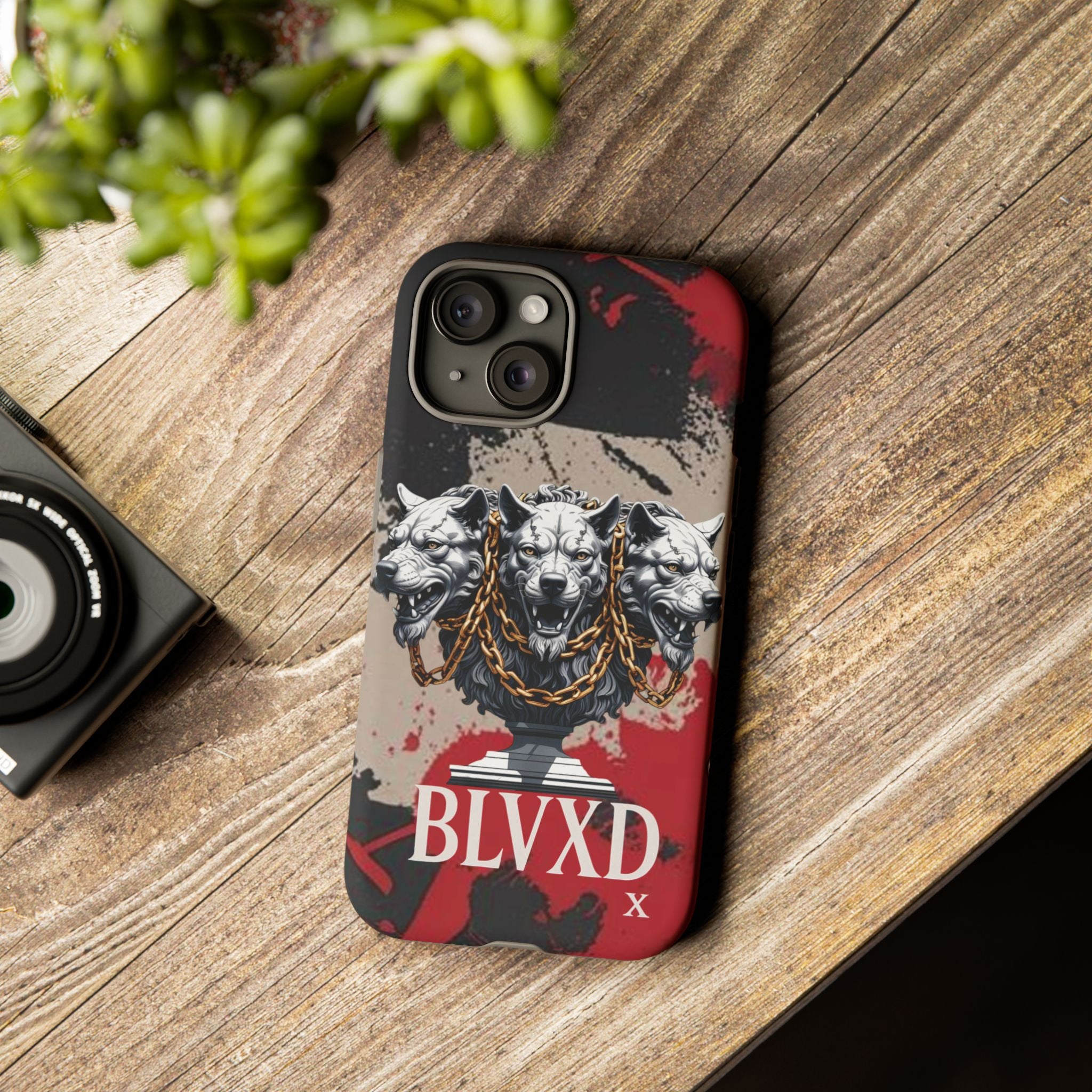 Bloody Cerberus Phone Case — Gothic 3-Headed Hellhound Phone Case